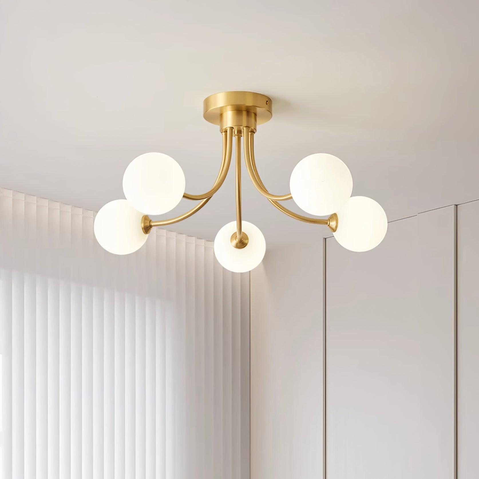 Sage Moderne Deckenleuchte aus Messing-Letslighting