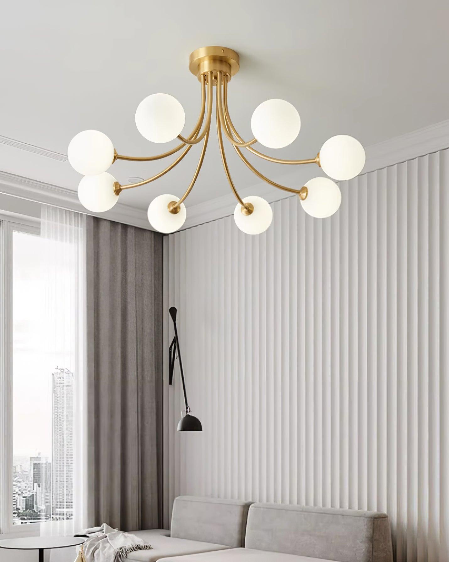 Sage Moderne Deckenleuchte aus Messing-Letslighting