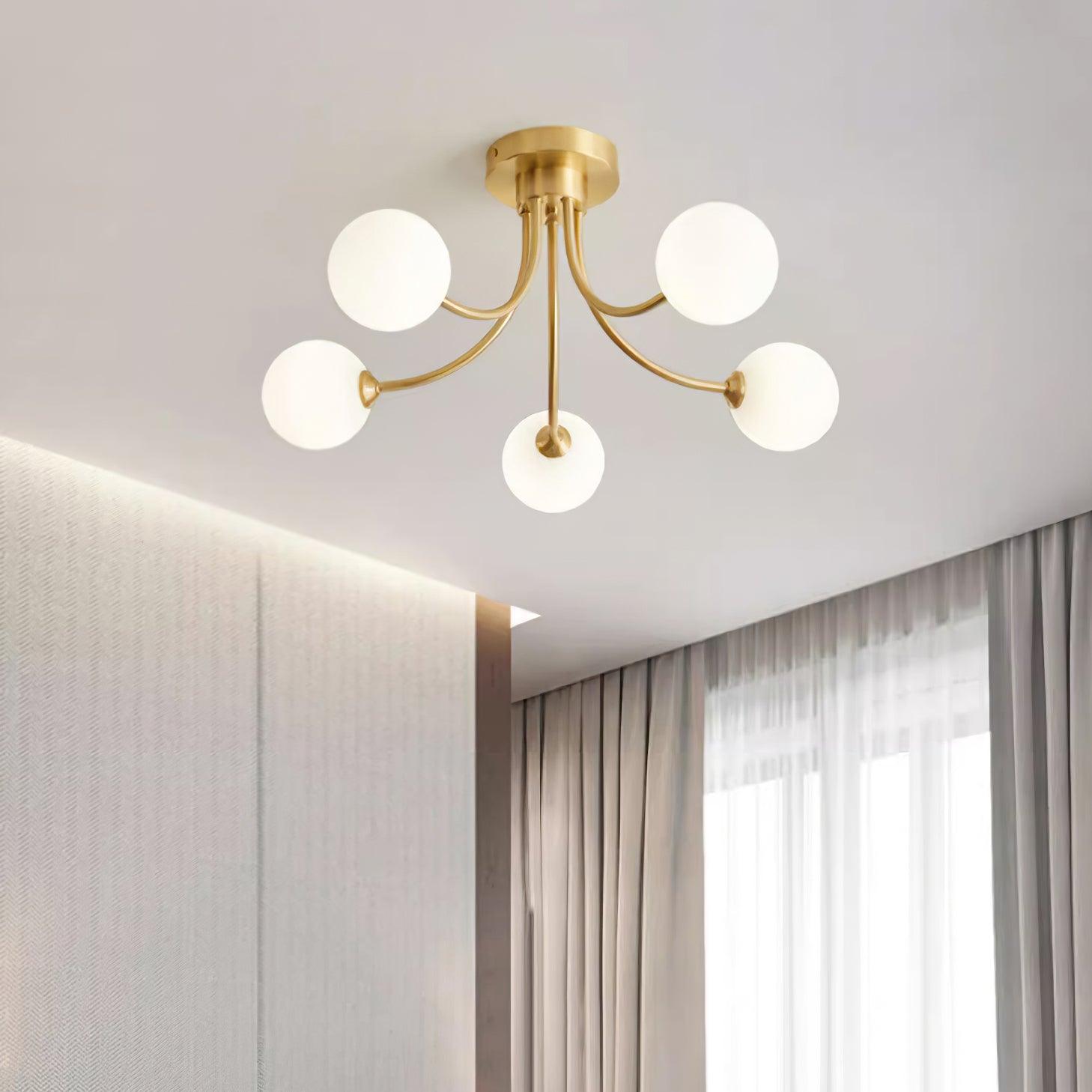 Sage Moderne Deckenleuchte aus Messing-Letslighting