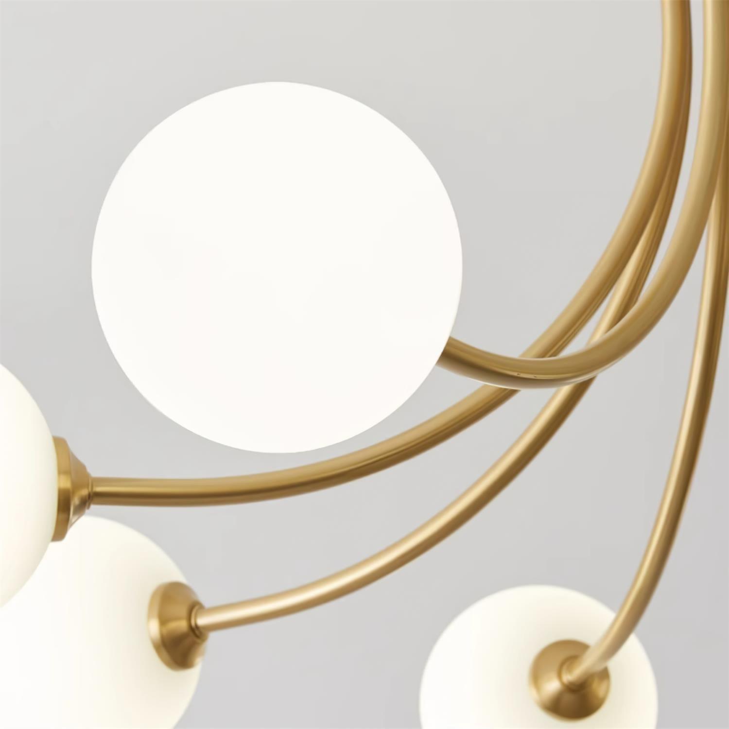 Sage Moderne Deckenleuchte aus Messing-Letslighting