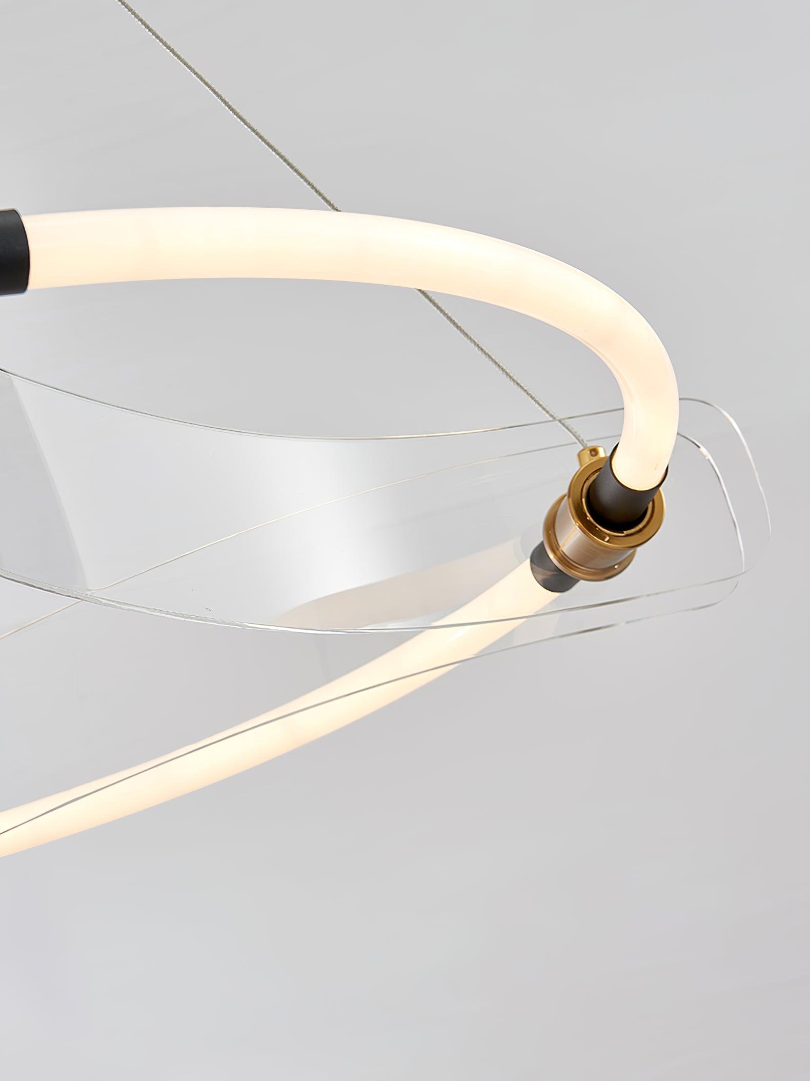 Lustra Goldfarbener Moderner Kronleuchter-Letslighting