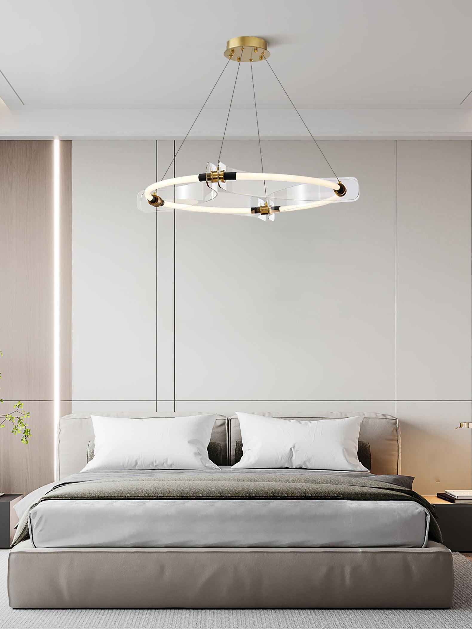 Lustra Goldfarbener Moderner Kronleuchter-Letslighting