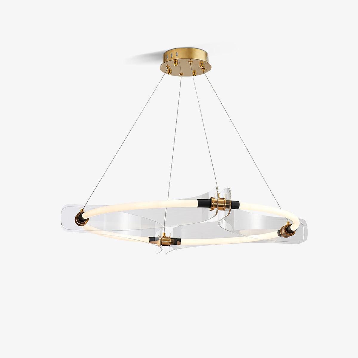 Lustra Goldfarbener Moderner Kronleuchter-Letslighting