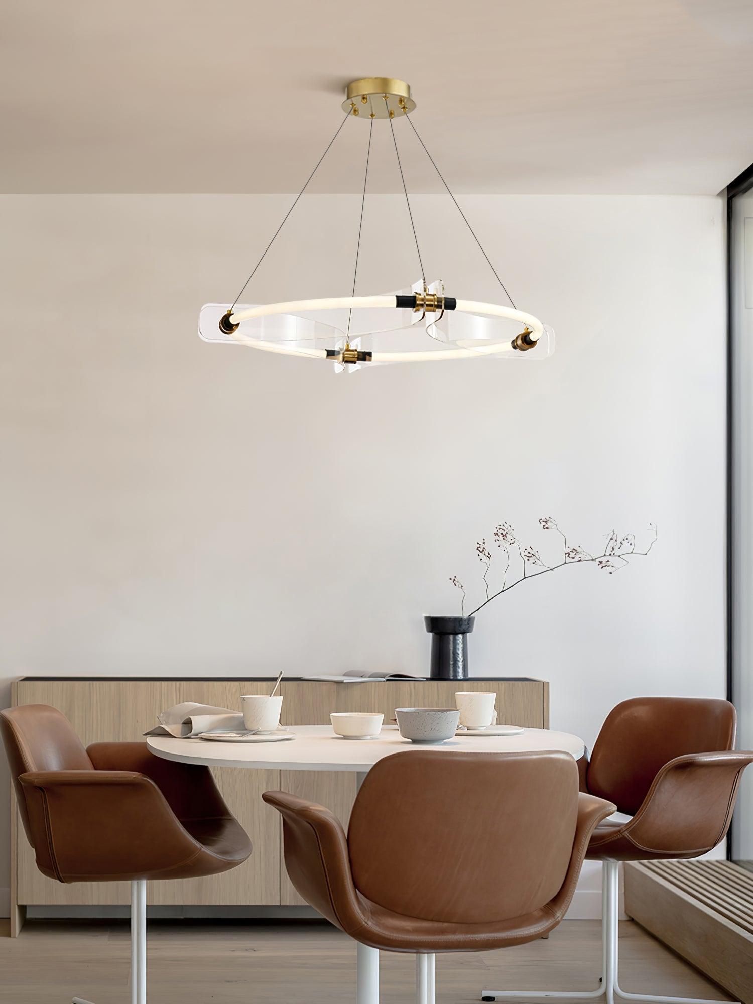 Lustra Goldfarbener Moderner Kronleuchter-Letslighting