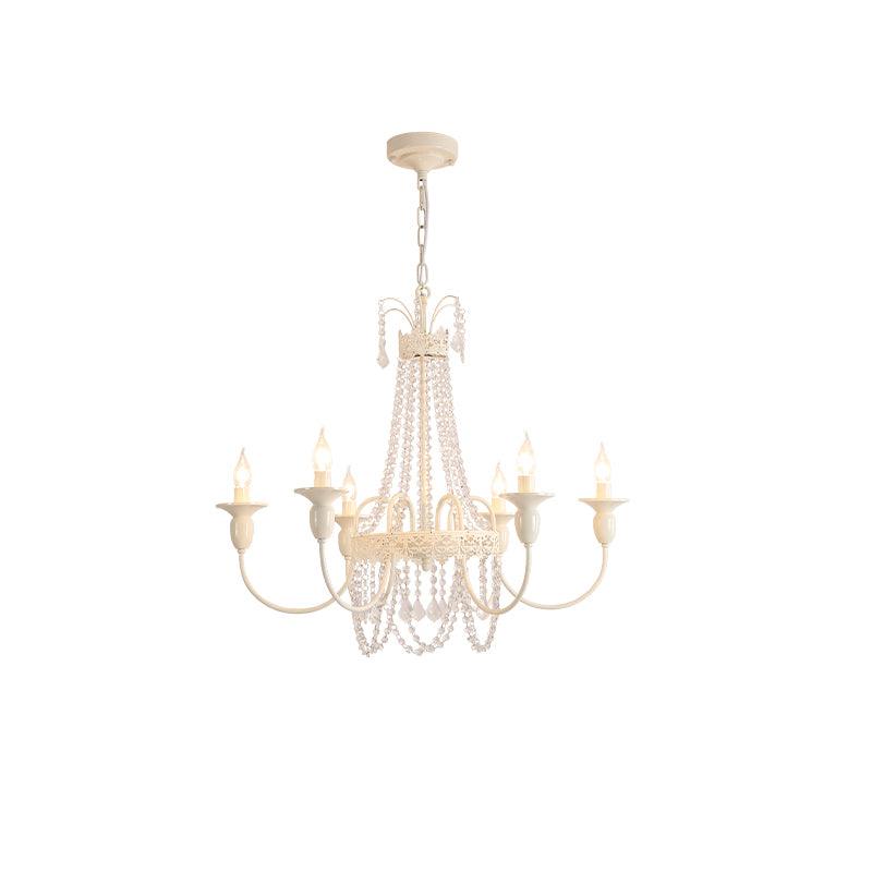 Lustra Kronleuchter Rosa Glas Elegant Wohnzimmer Schlafzimmer-Letslighting