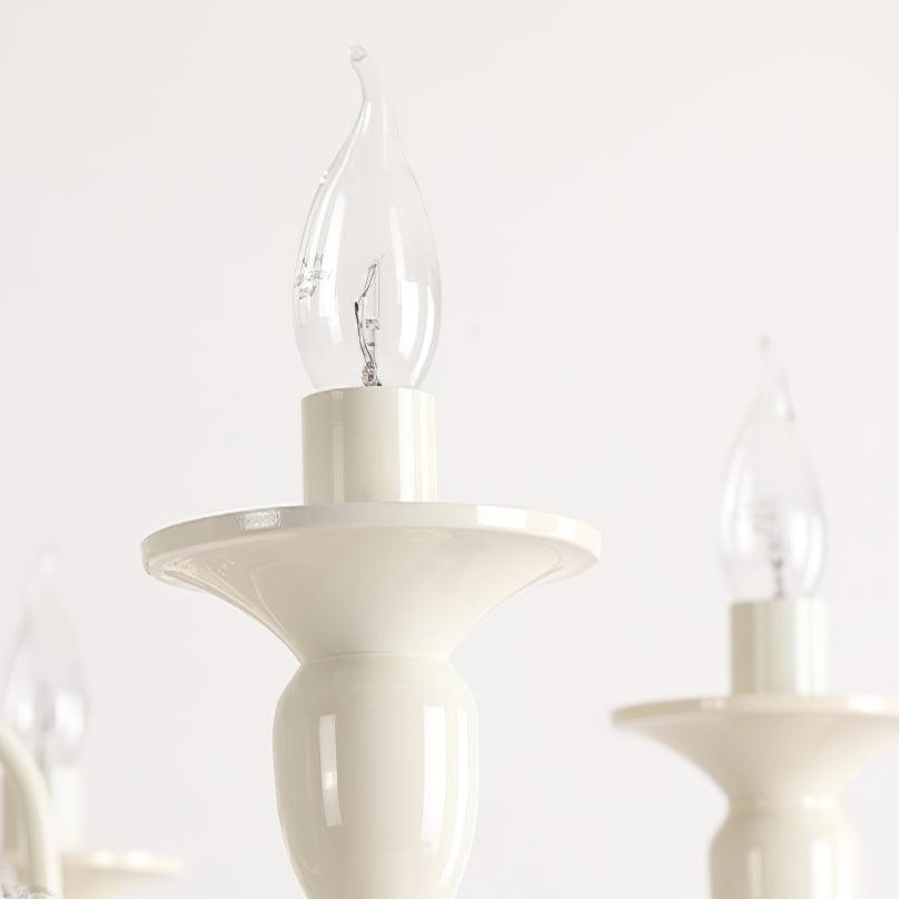 Lustra Kronleuchter Rosa Glas Elegant Wohnzimmer Schlafzimmer-Letslighting