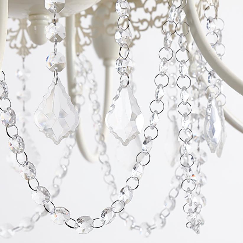 Lustra Kronleuchter Rosa Glas Elegant Wohnzimmer Schlafzimmer-Letslighting