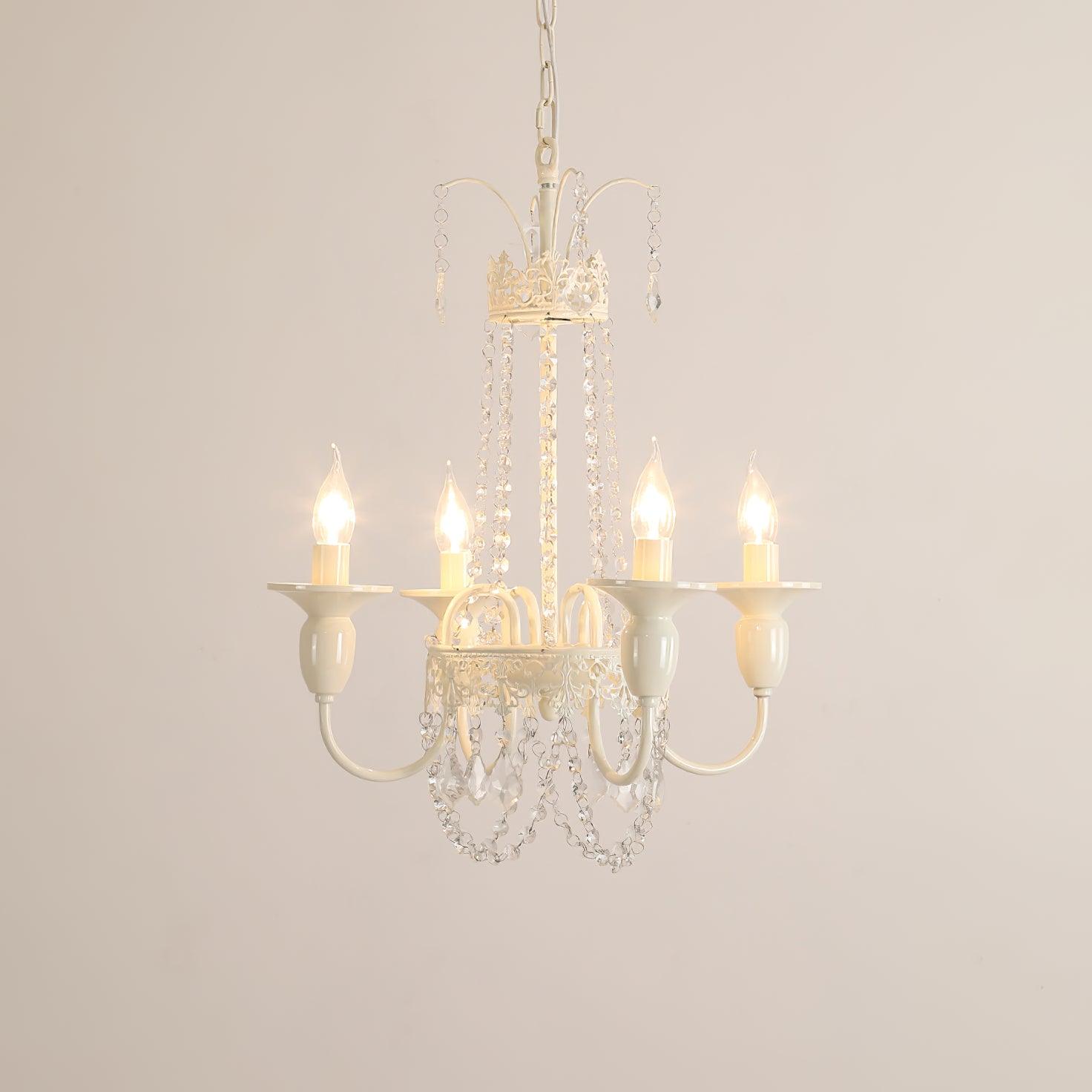 Lustra Kronleuchter Rosa Glas Elegant Wohnzimmer Schlafzimmer-Letslighting