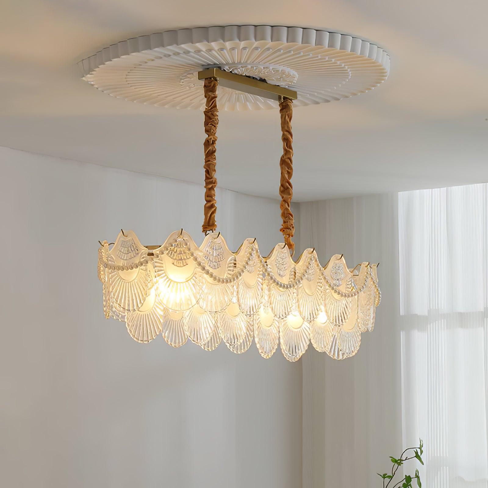 Lustra Kronleuchter Perle Glasschale-Letslighting