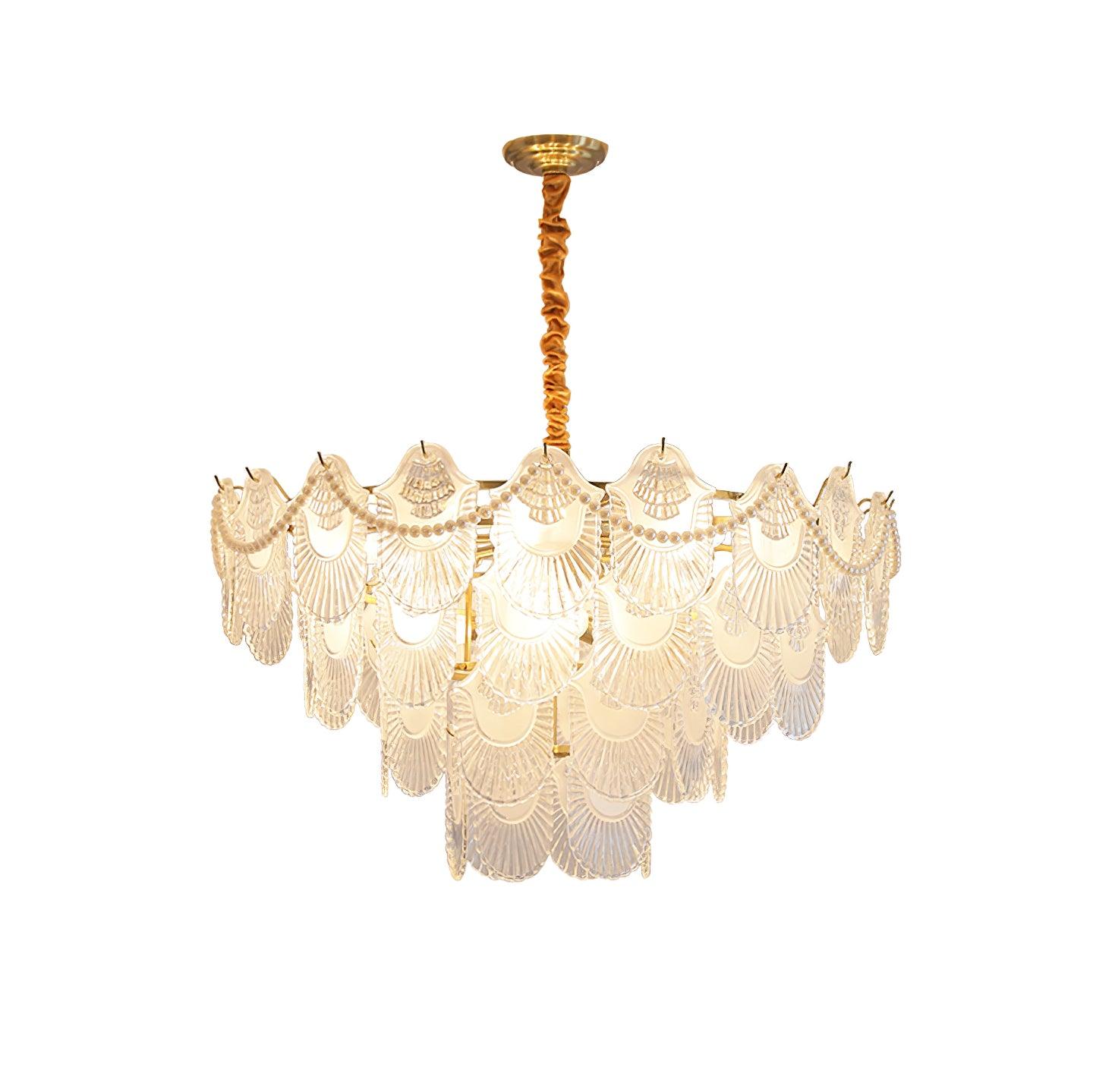 Lustra Kronleuchter Perle Glasschale-Letslighting