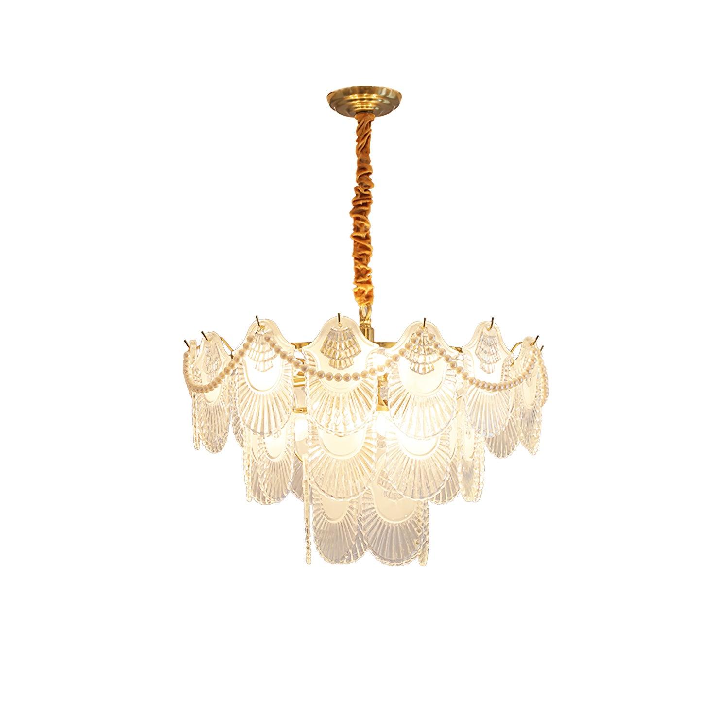 Lustra Kronleuchter Perle Glasschale-Letslighting