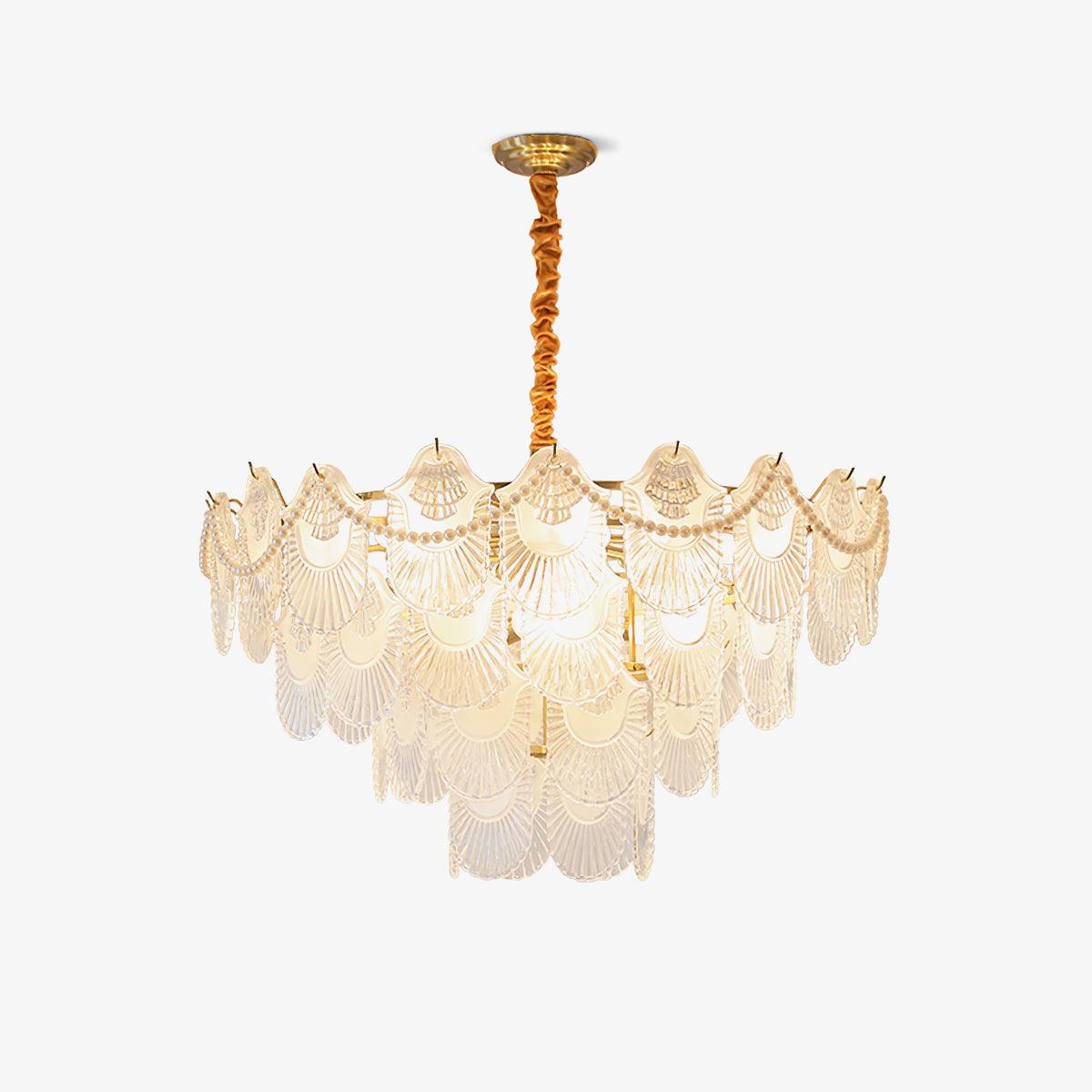 Lustra Kronleuchter Perle Glasschale-Letslighting