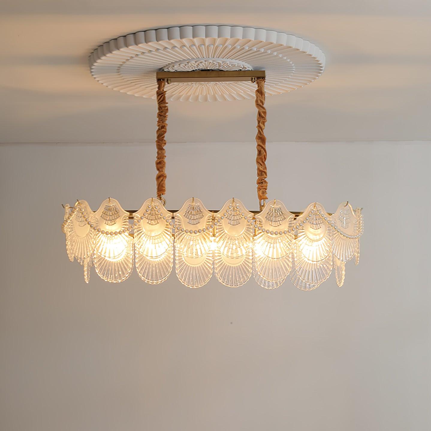 Lustra Kronleuchter Perle Glasschale-Letslighting
