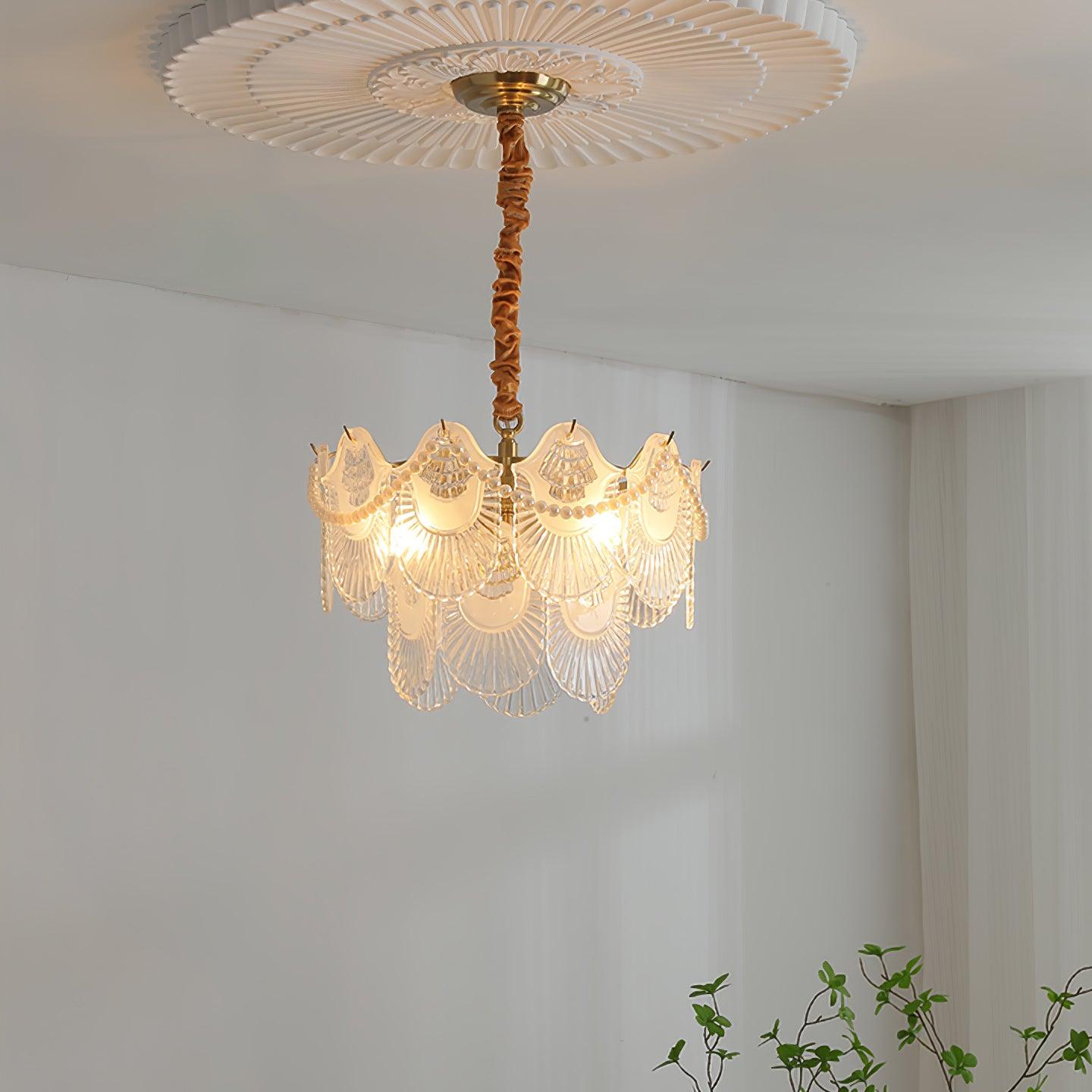 Lustra Kronleuchter Perle Glasschale-Letslighting