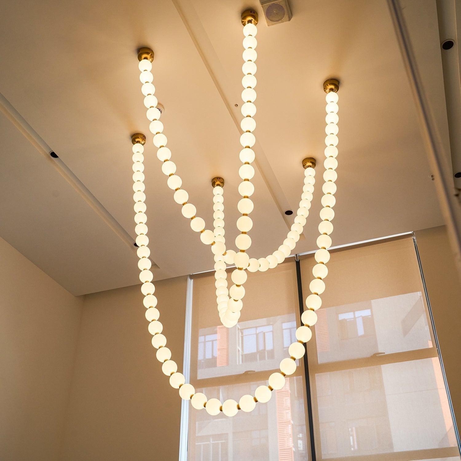 Vicariel Perlenkette Kugeln Glas Kronleuchter-Letslighting