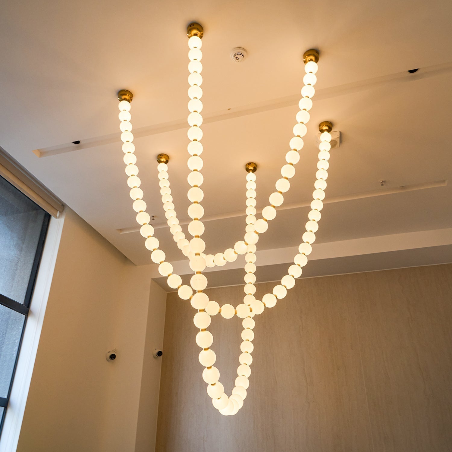 Vicariel Perlenkette Kugeln Glas Kronleuchter-Letslighting