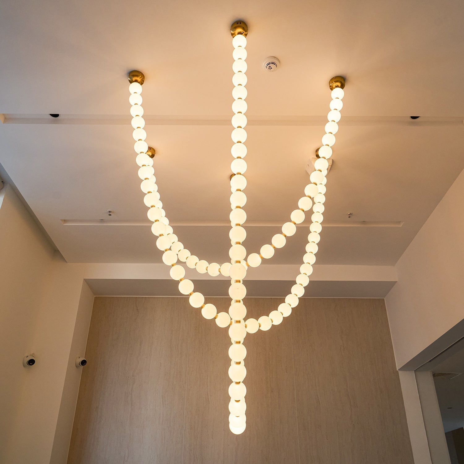 Vicariel Perlenkette Kugeln Glas Kronleuchter-Letslighting