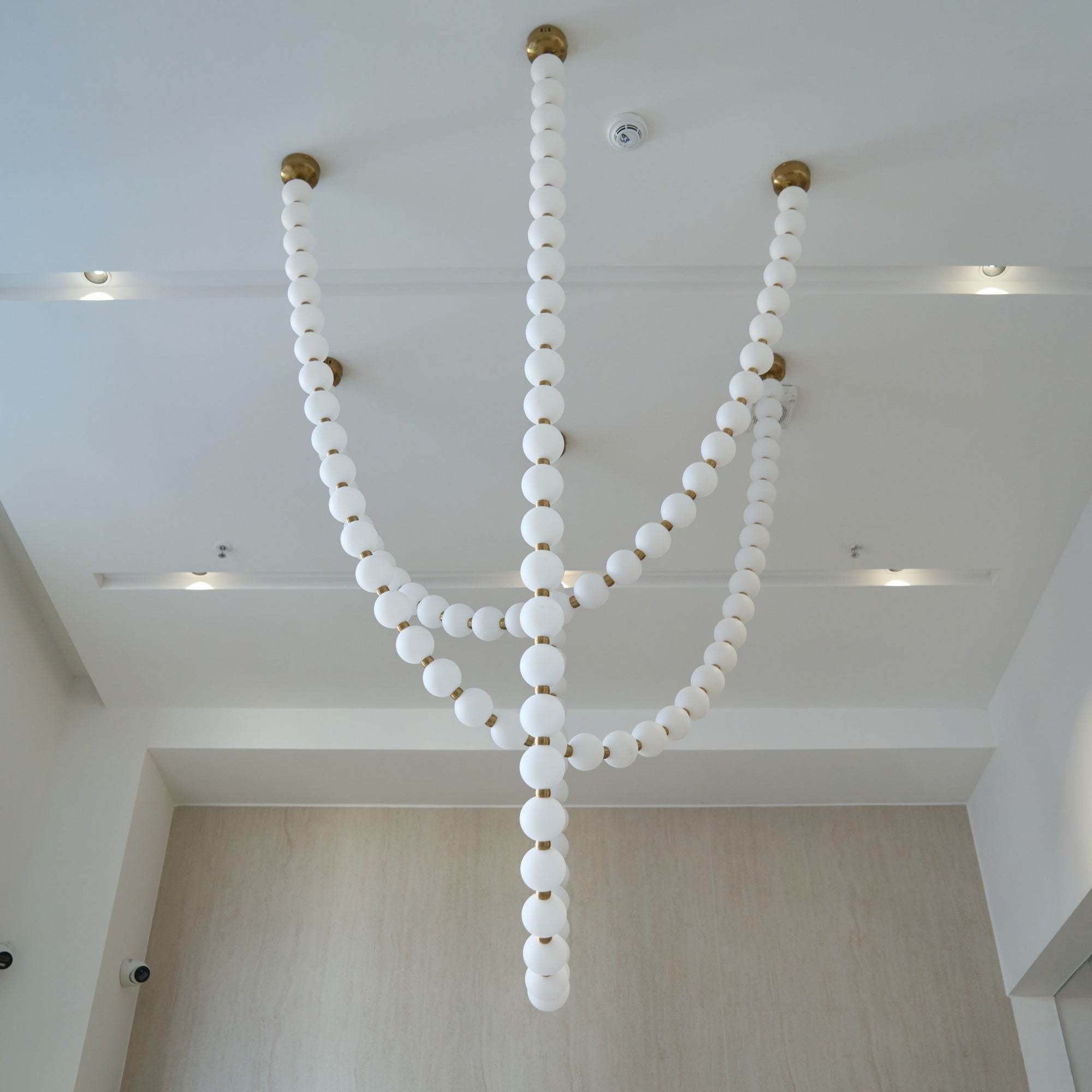 Icarara Glas Modern Perlenkette Kronleuchter-Letslighting