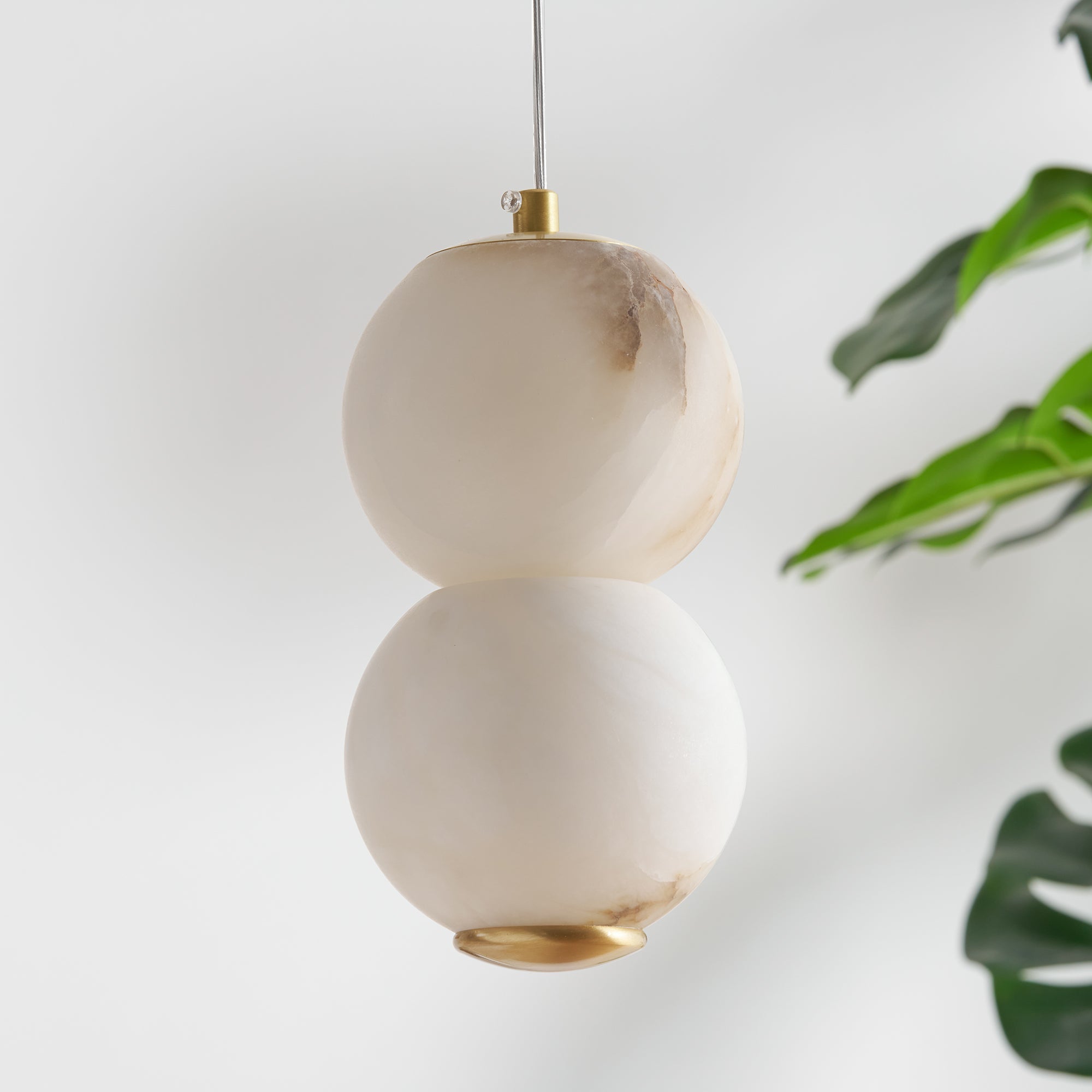 Elore Modern Minimalist Pearl Alabaster Pendant Light - Letslighting