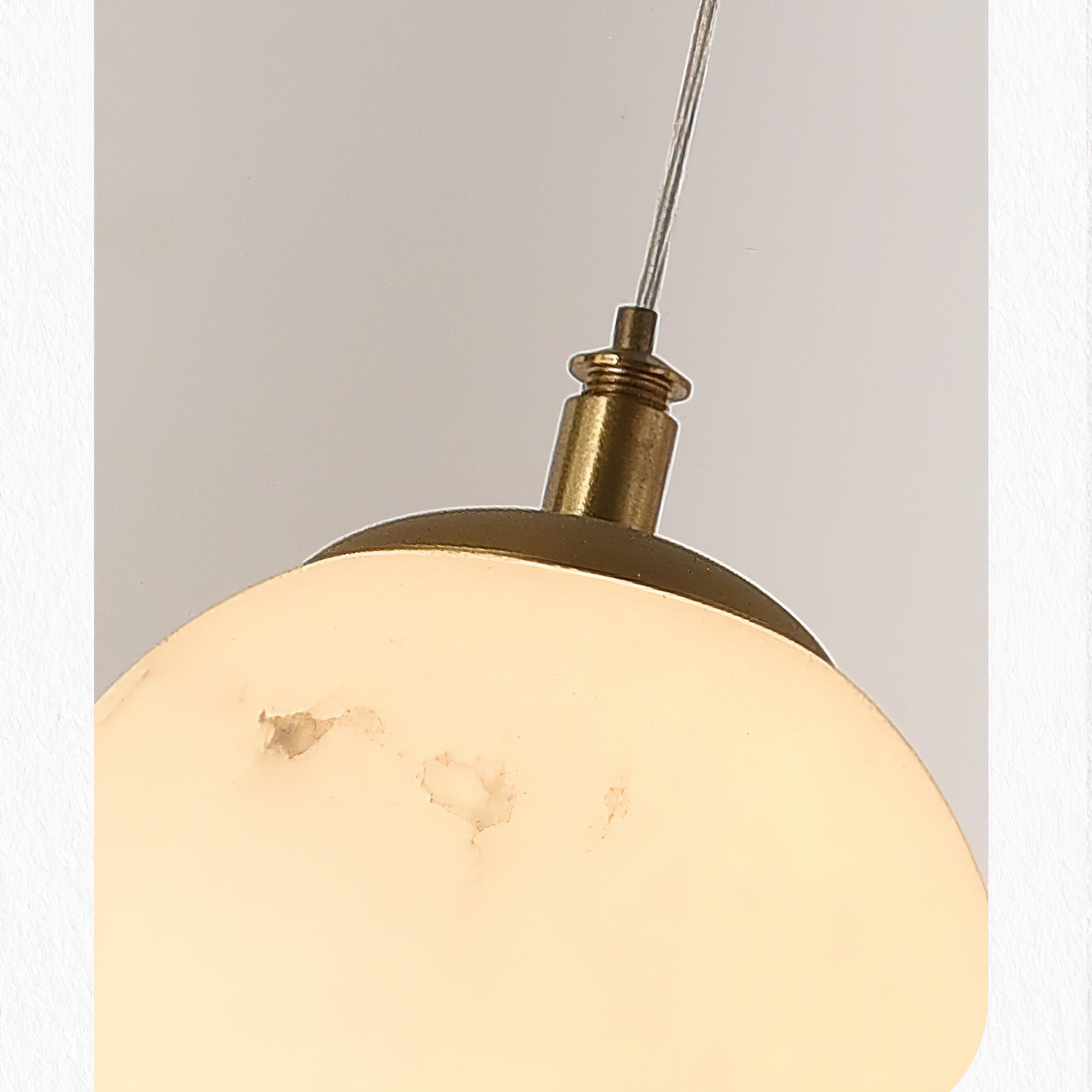 Elore Modern Minimalist Pearl Alabaster Pendant Light - Letslighting