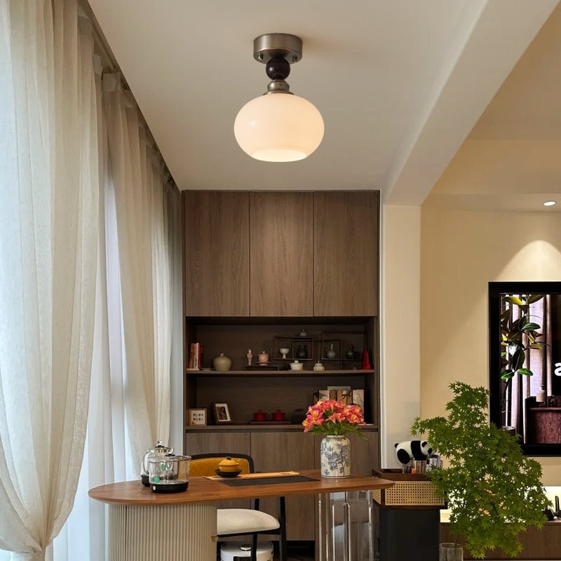 Ivcarila Moderne Minimalistische Perle Kugel Glas Deckenleuchte-Letslighting