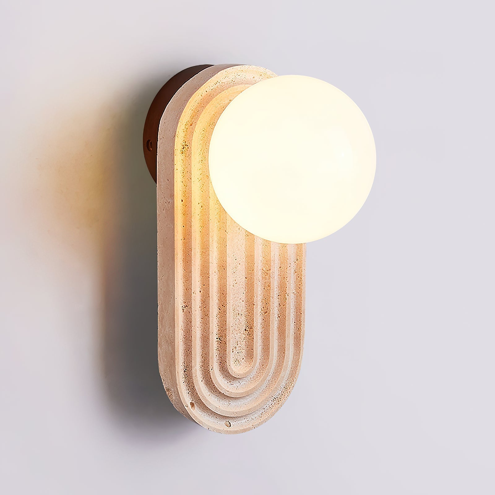 Pebivo Travertine Wall Lamp - Letslighting
