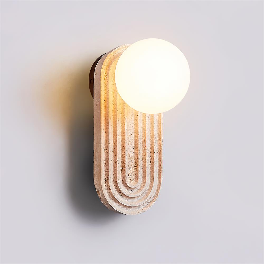 Pebivo Travertine Wall Lamp - Letslighting