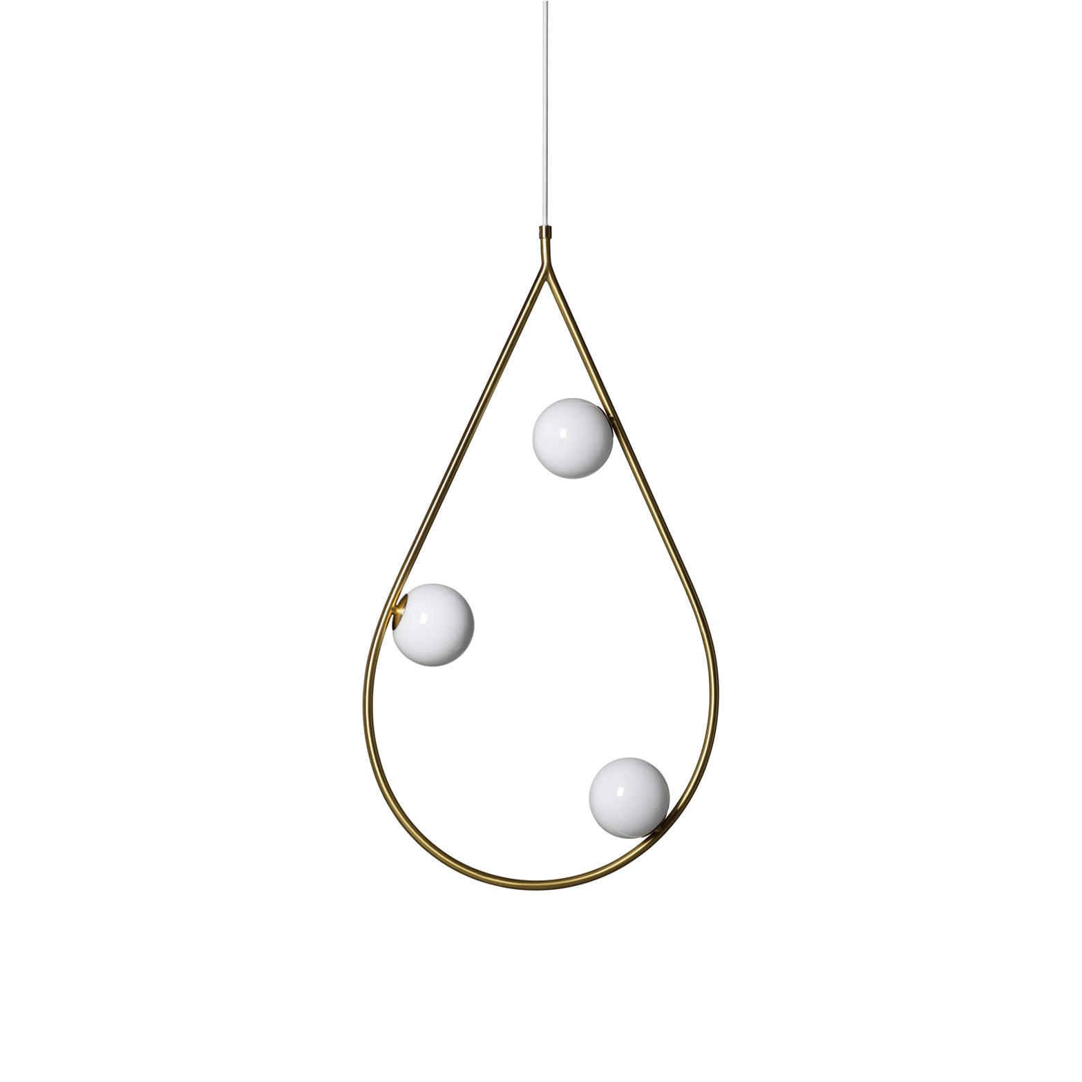 Ertheion Perlen Messing Glas Pendelleuchte-Letslighting