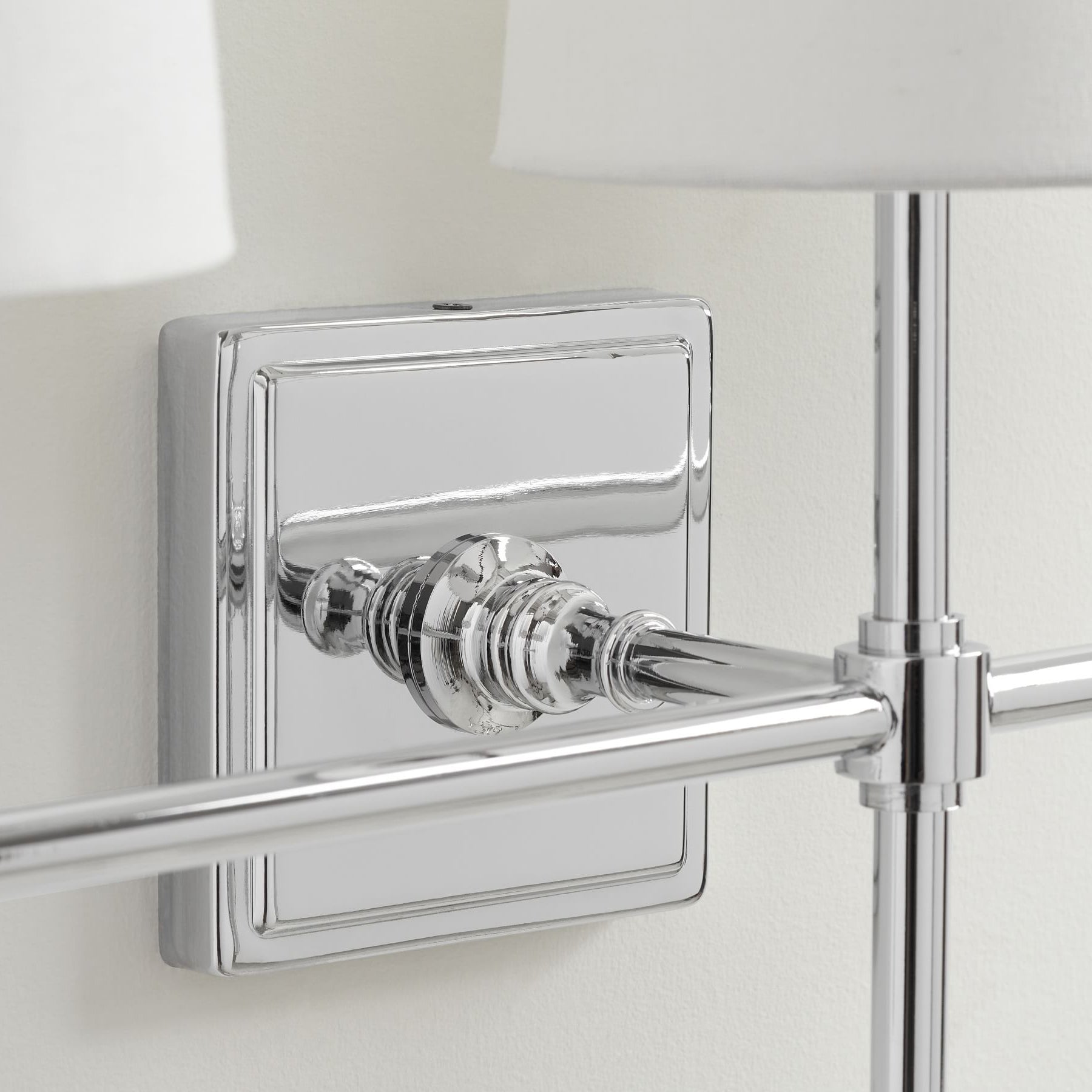 Vicarara Industrielle Vintage Wandleuchte aus Messing mit Stoffbezug-Letslighting