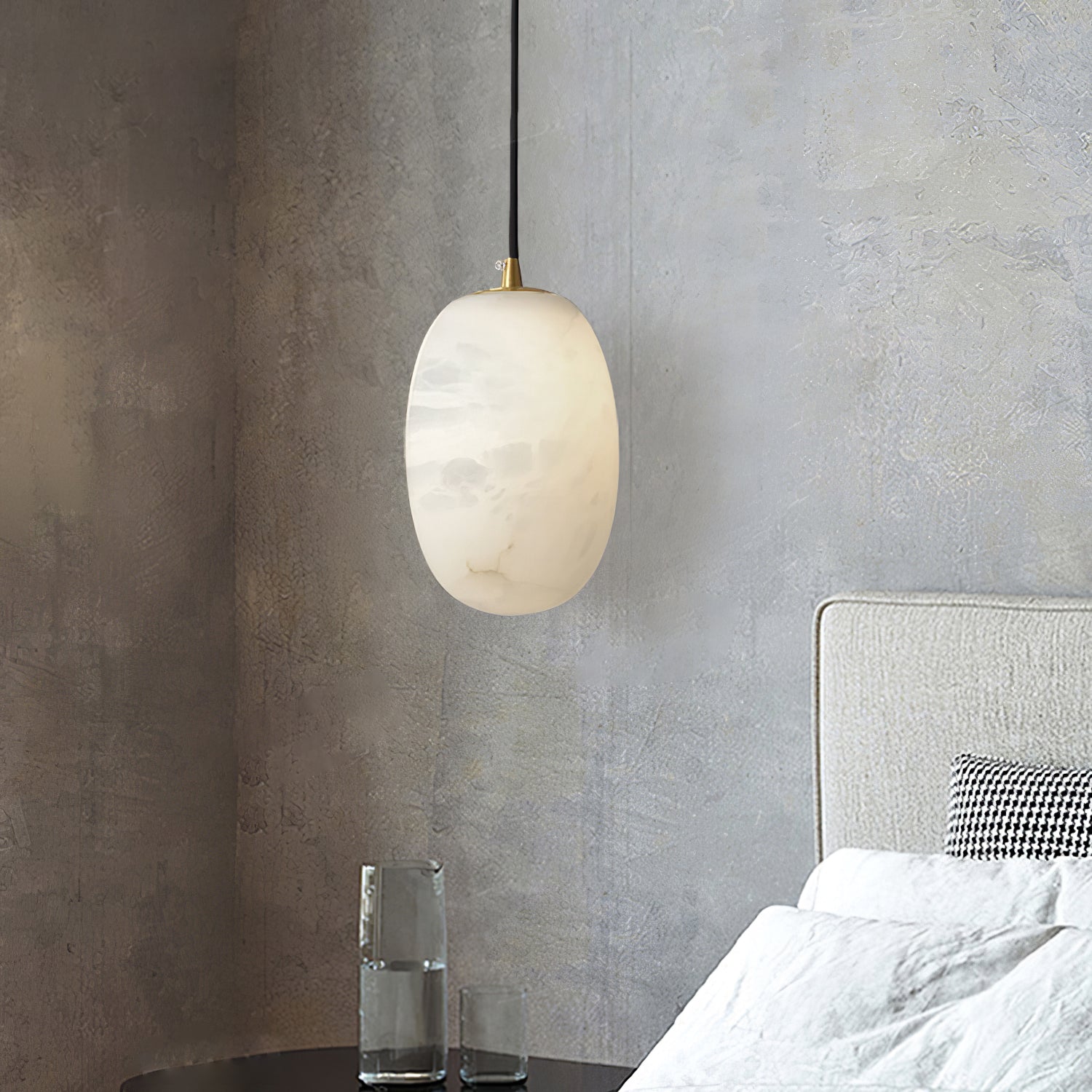 Vevelila Alabaster Pendant Light - Neutralighting