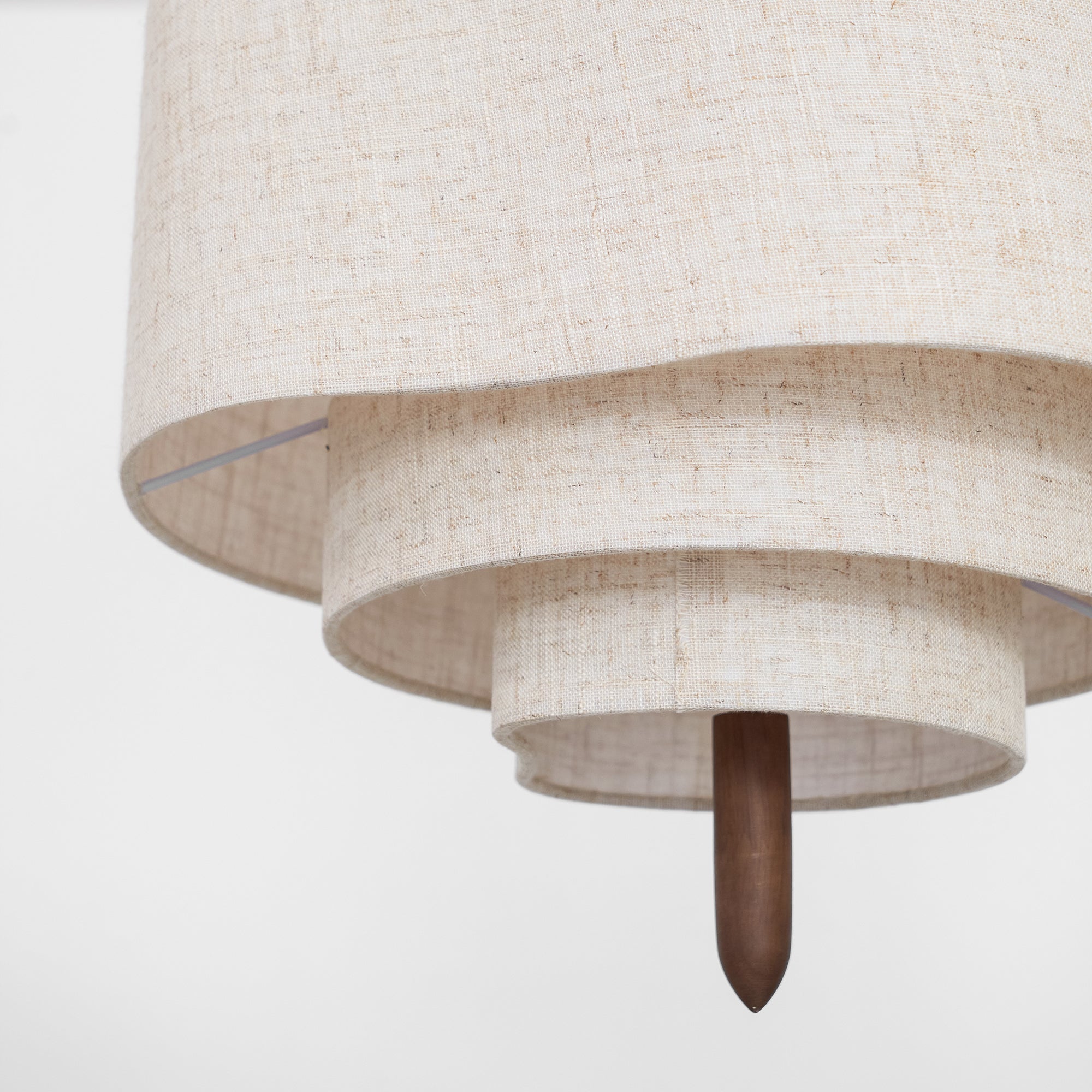 Ritta Modern Pebble Fabric Pendant Light  Three Layers