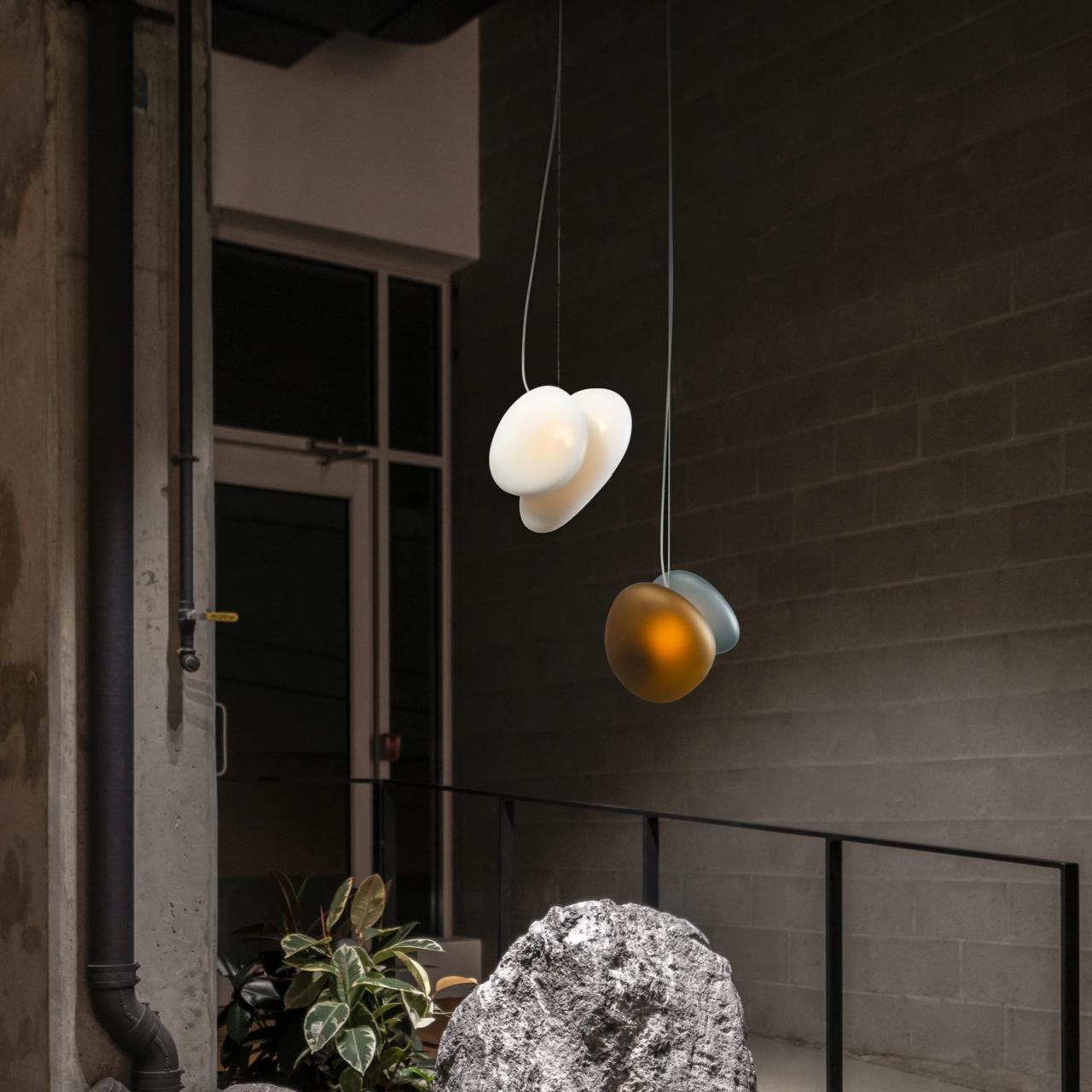 Eclipse Mattglas Pendelleuchte-Letslighting