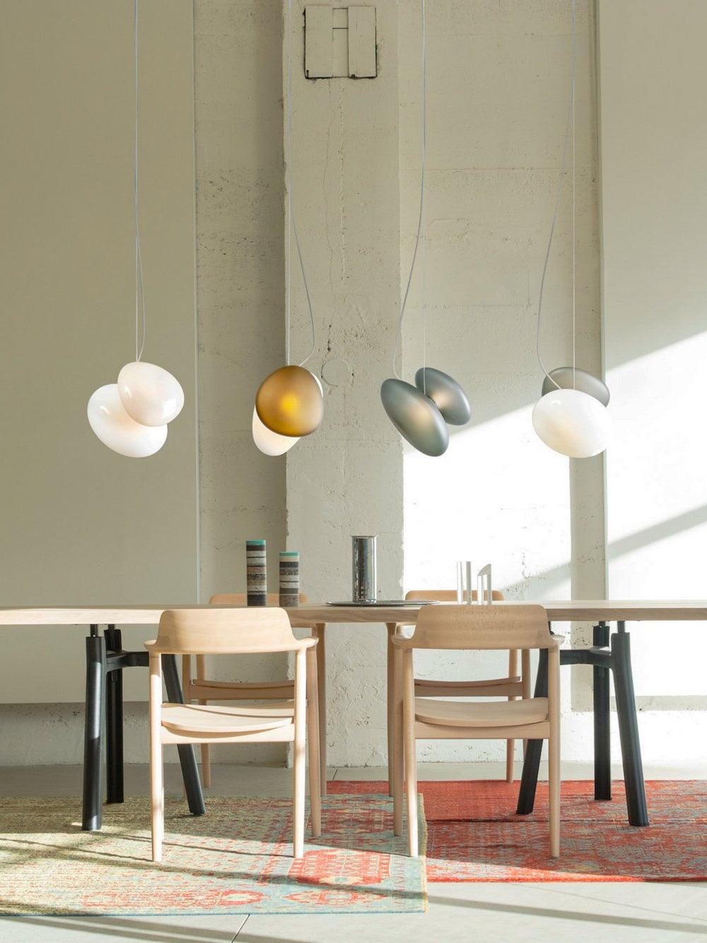 Eclipse Mattglas Pendelleuchte-Letslighting