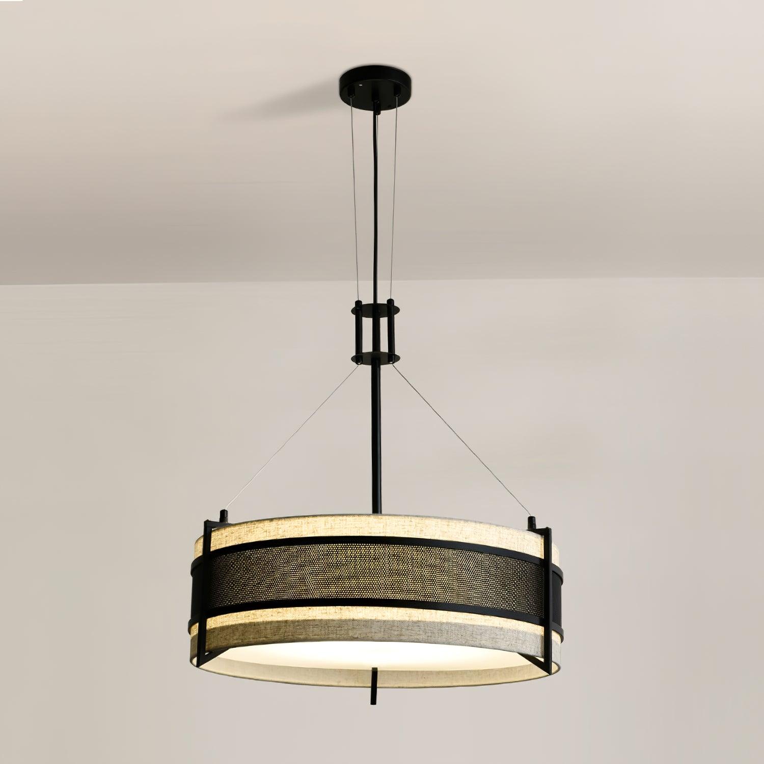 Lustra Kronleuchter Pedesina Schwarz Mesh LED-Letslighting