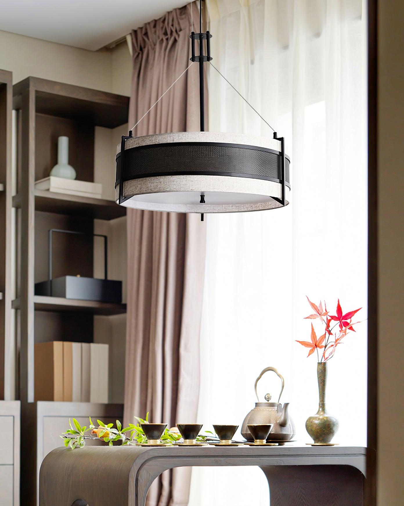 Lustra Kronleuchter Pedesina Schwarz Mesh LED-Letslighting