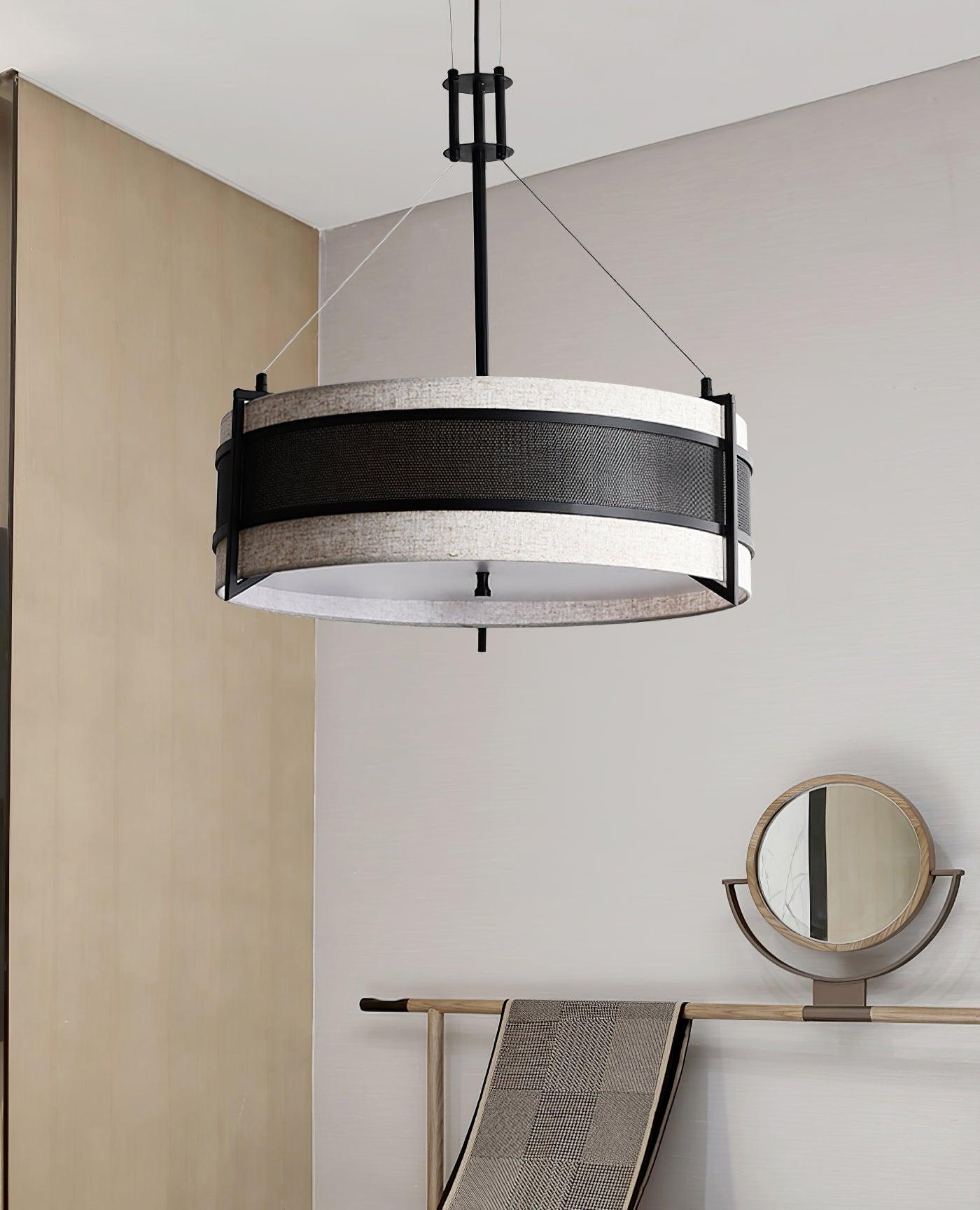 Lustra Kronleuchter Pedesina Schwarz Mesh LED-Letslighting