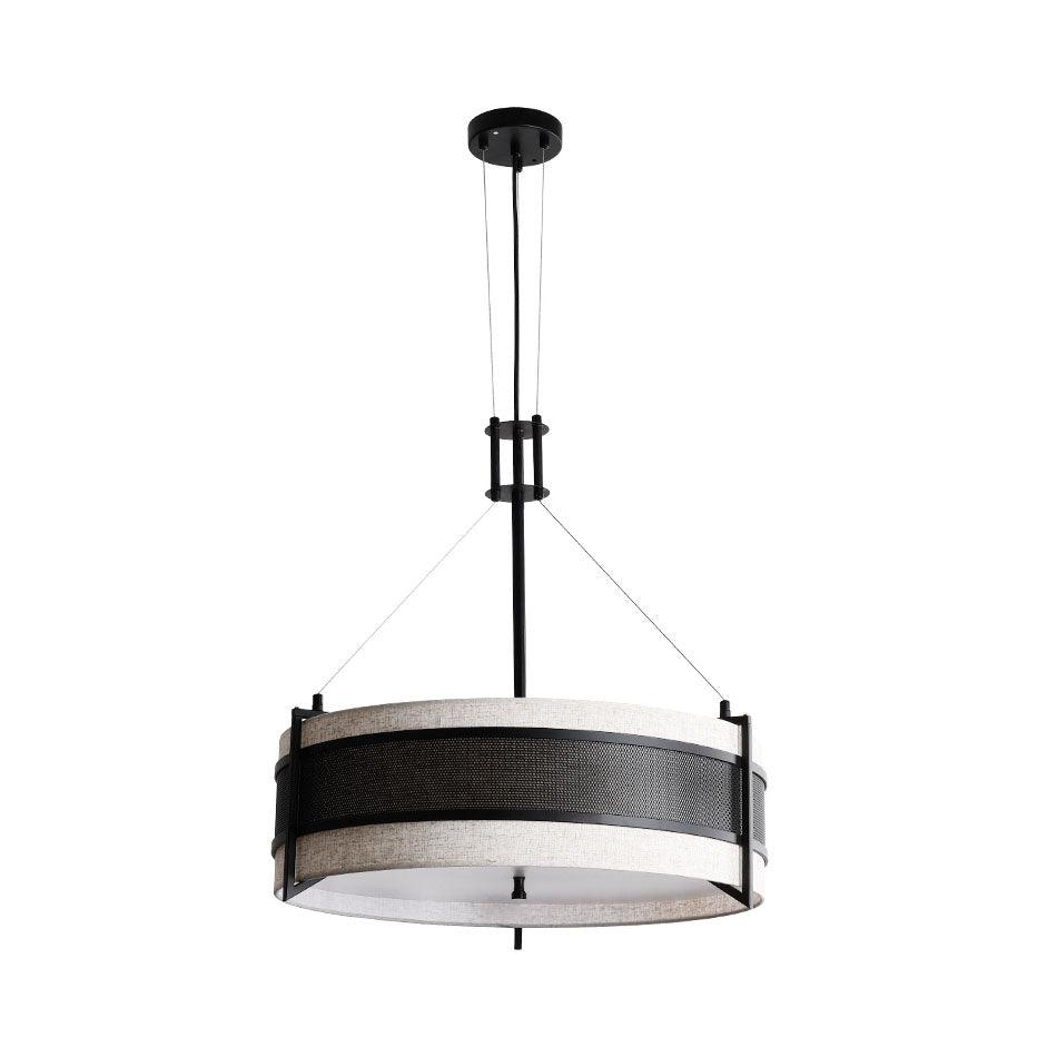 Lustra Kronleuchter Pedesina Schwarz Mesh LED-Letslighting