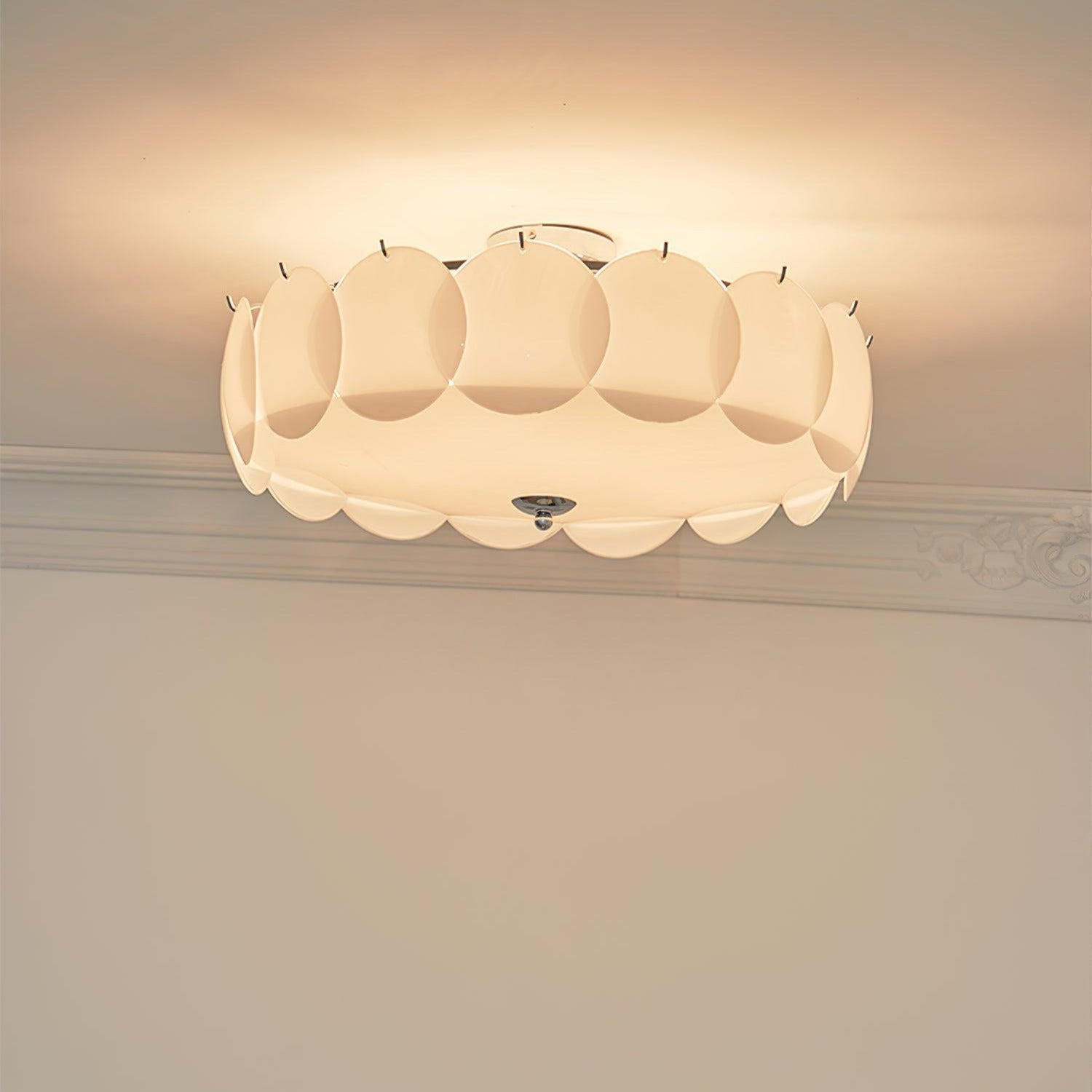 Meiho Blütenblatt-Muschel-Deckenleuchte