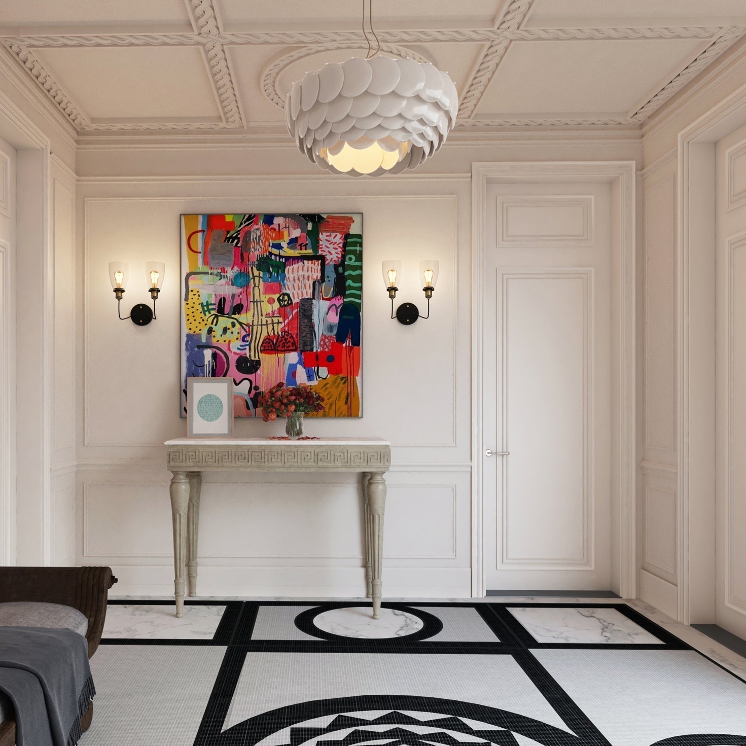 Coshael Postmoderne Luxus Keramik Kronleuchter-Letslighting