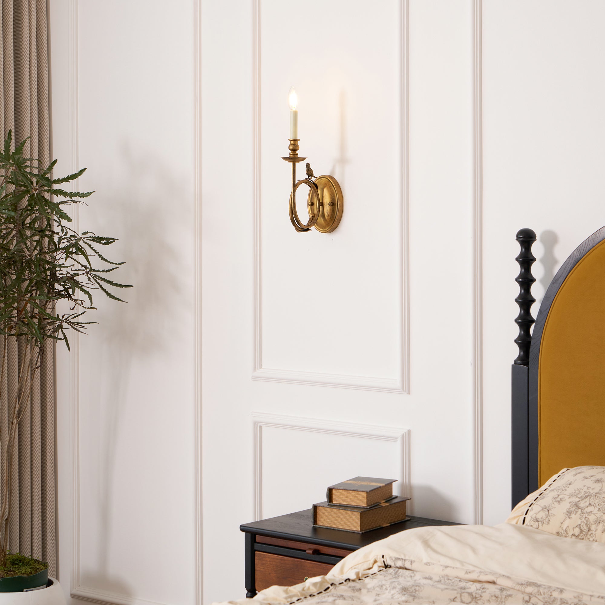 Utheara Vintage Industrielle Vogel Wandleuchte-Letslighting
