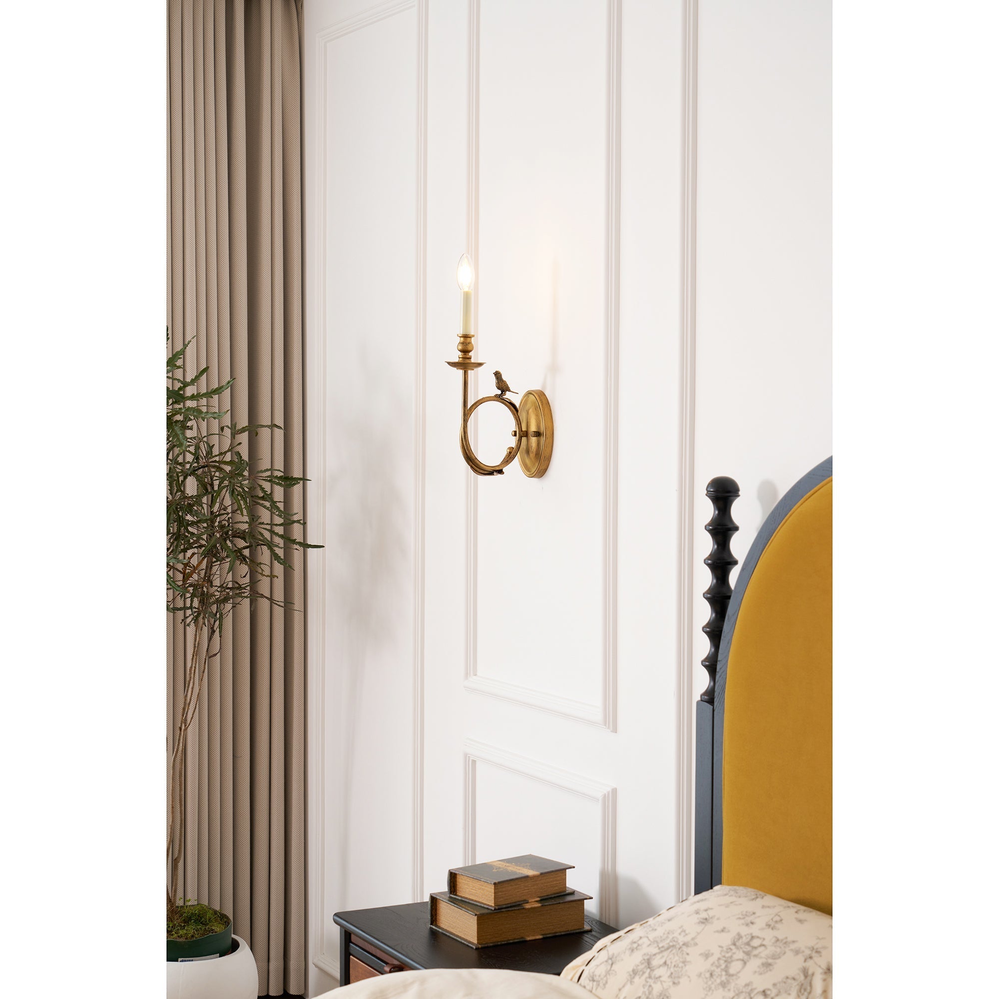 Utheara Vintage Industrielle Vogel Wandleuchte-Letslighting