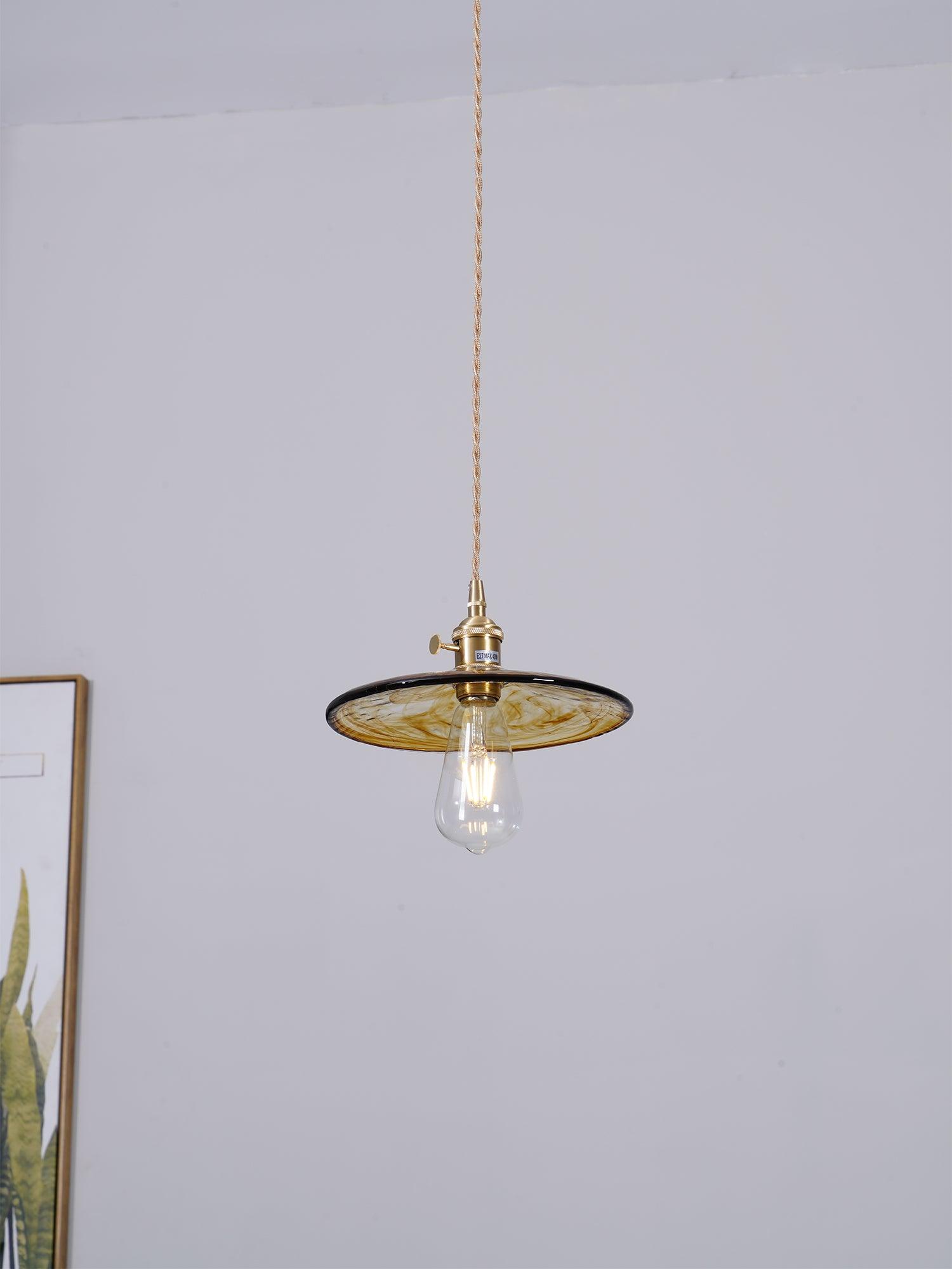 Sage Vintage Glass Pendant Light - Blowlighting