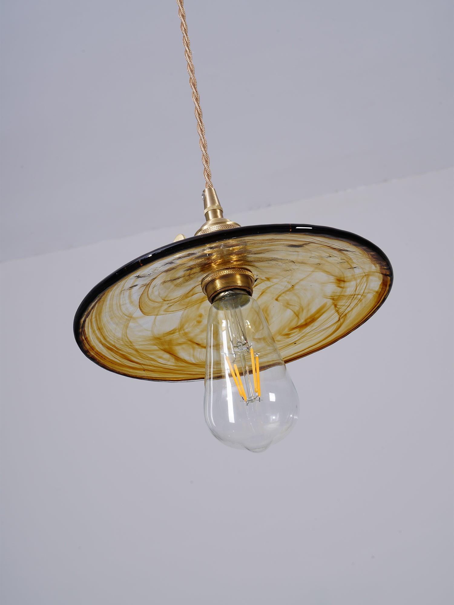 Sage Vintage Glass Pendant Light - Blowlighting