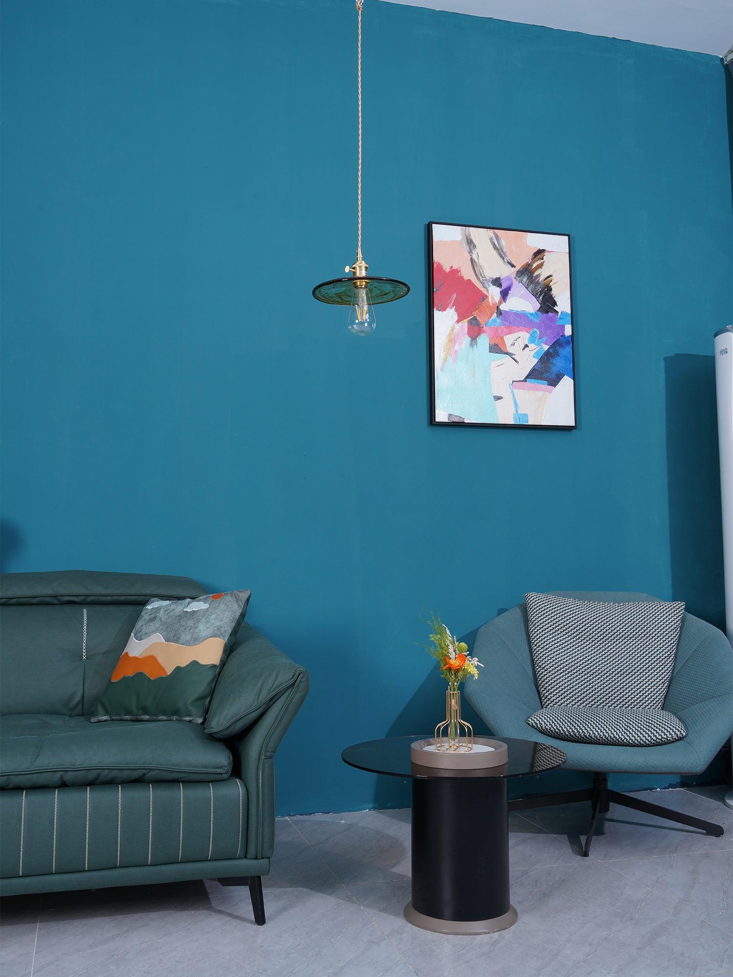 Sage Vintage Glass Pendant Light - Blowlighting