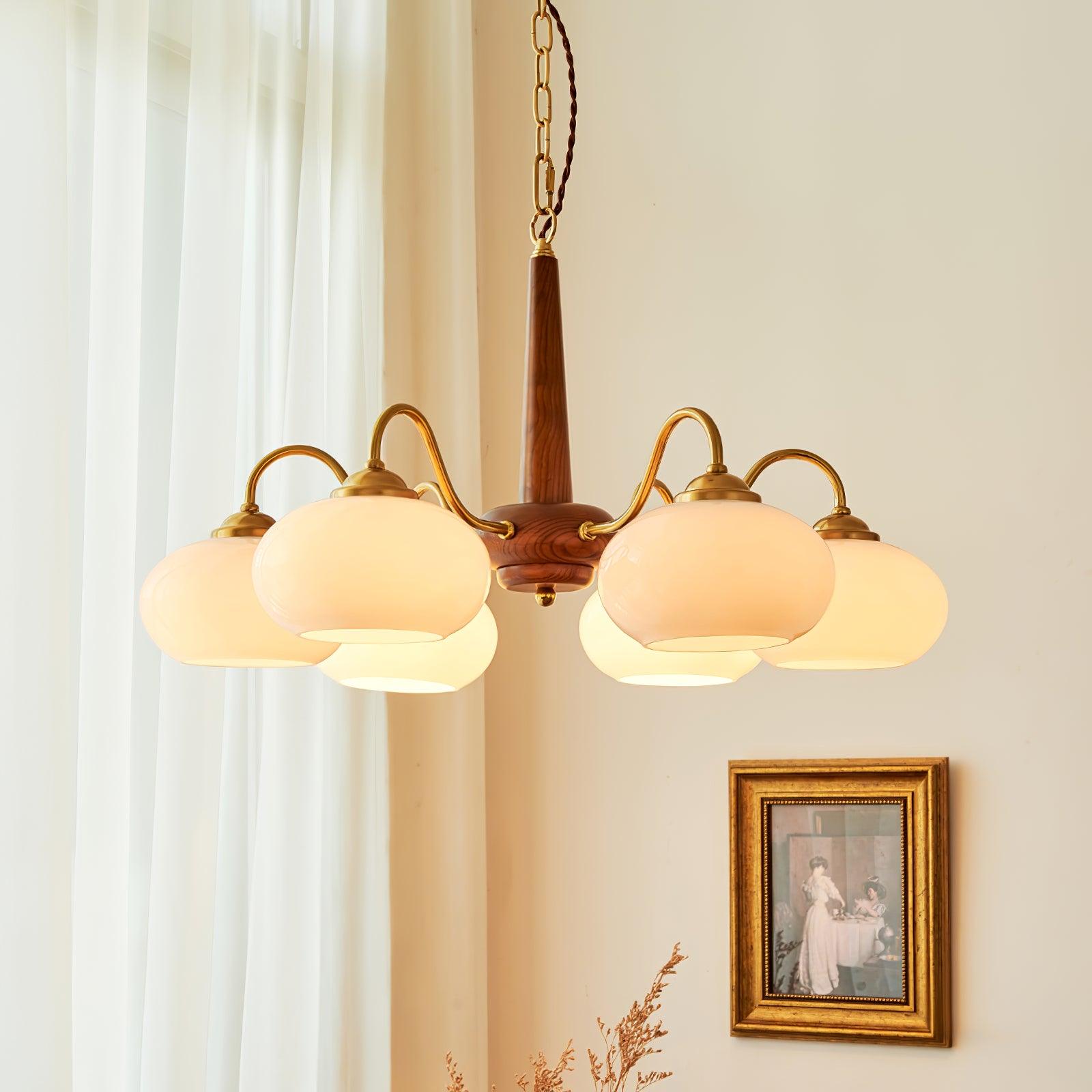 Persimmon Chandelier - Blowlighting