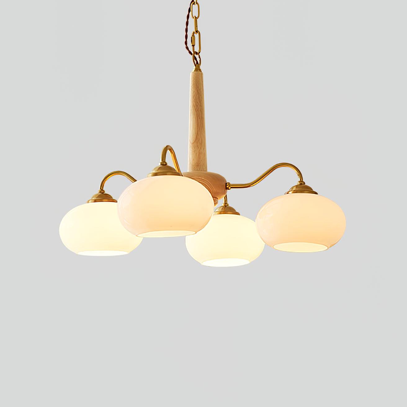 Persimmon Chandelier - Blowlighting