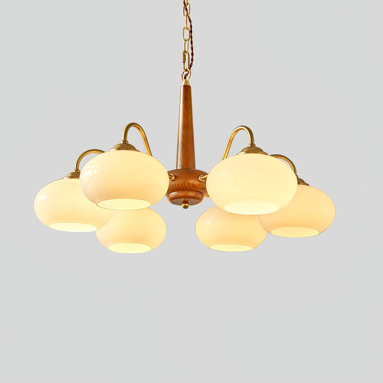 Persimmon Chandelier - Blowlighting