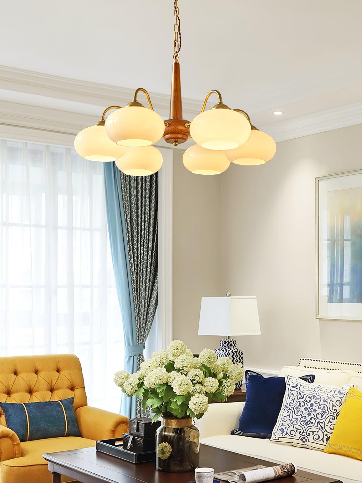 Persimmon Chandelier - Blowlighting
