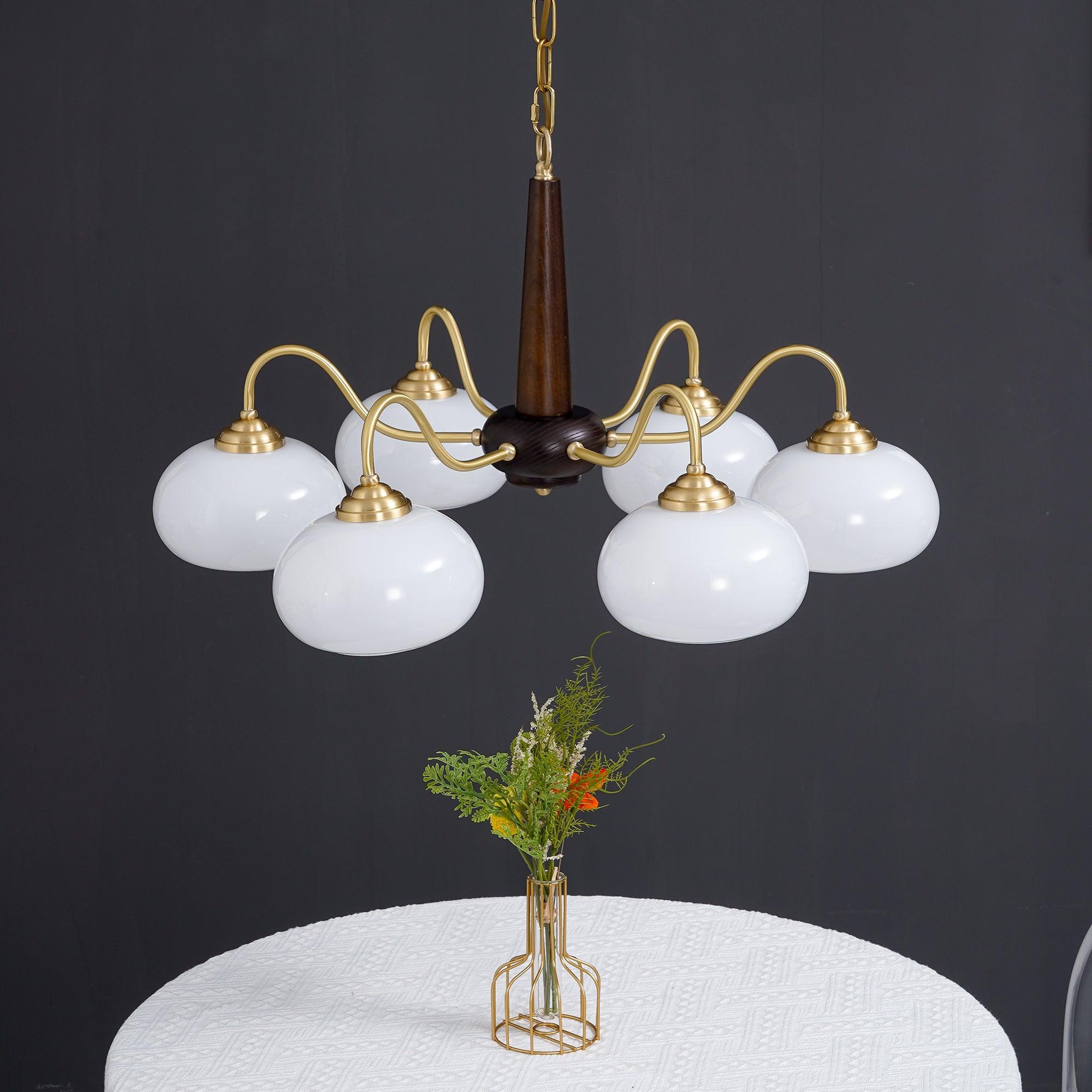Persimmon Chandelier - Blowlighting