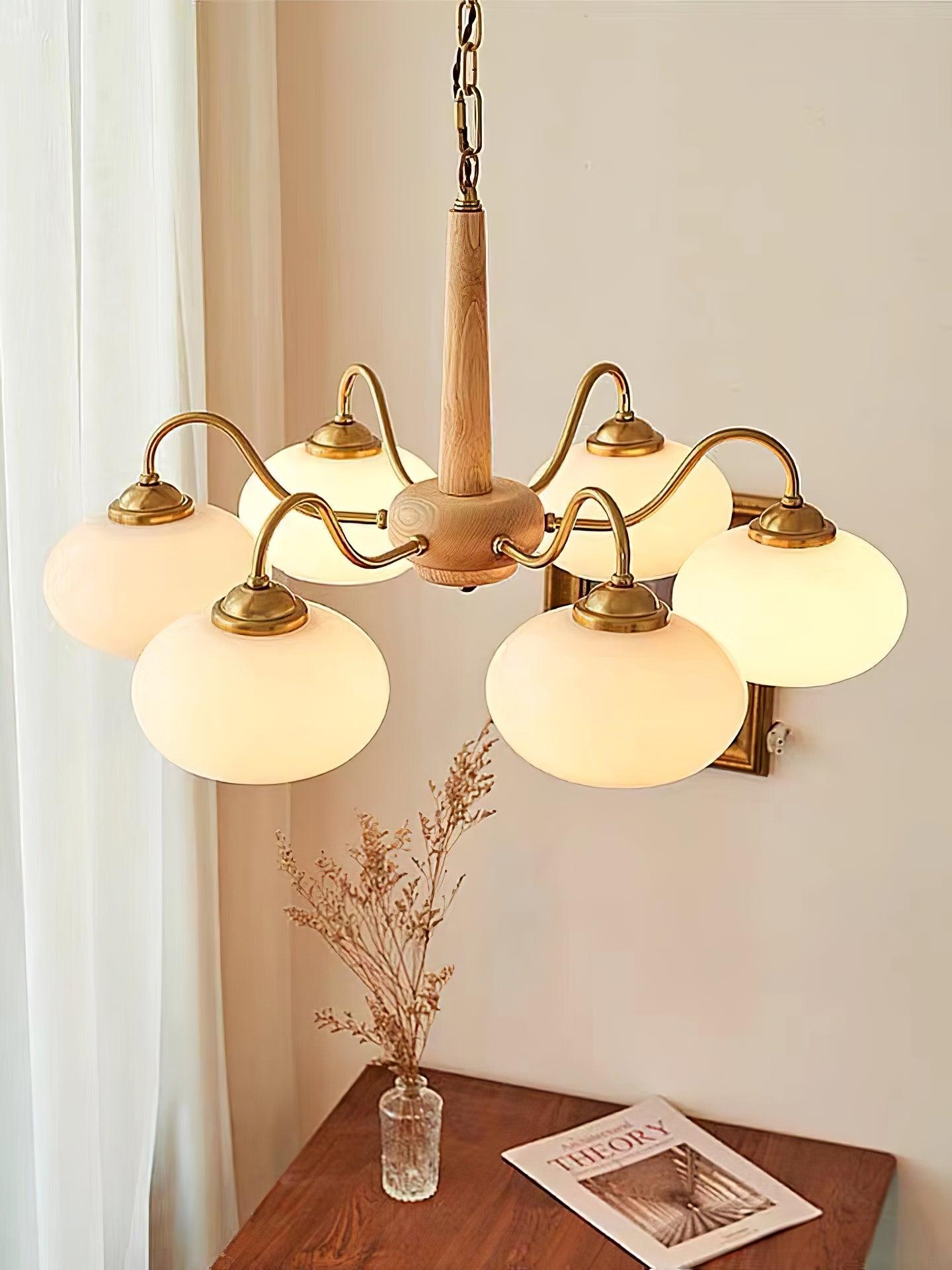 Persimmon Chandelier - Blowlighting
